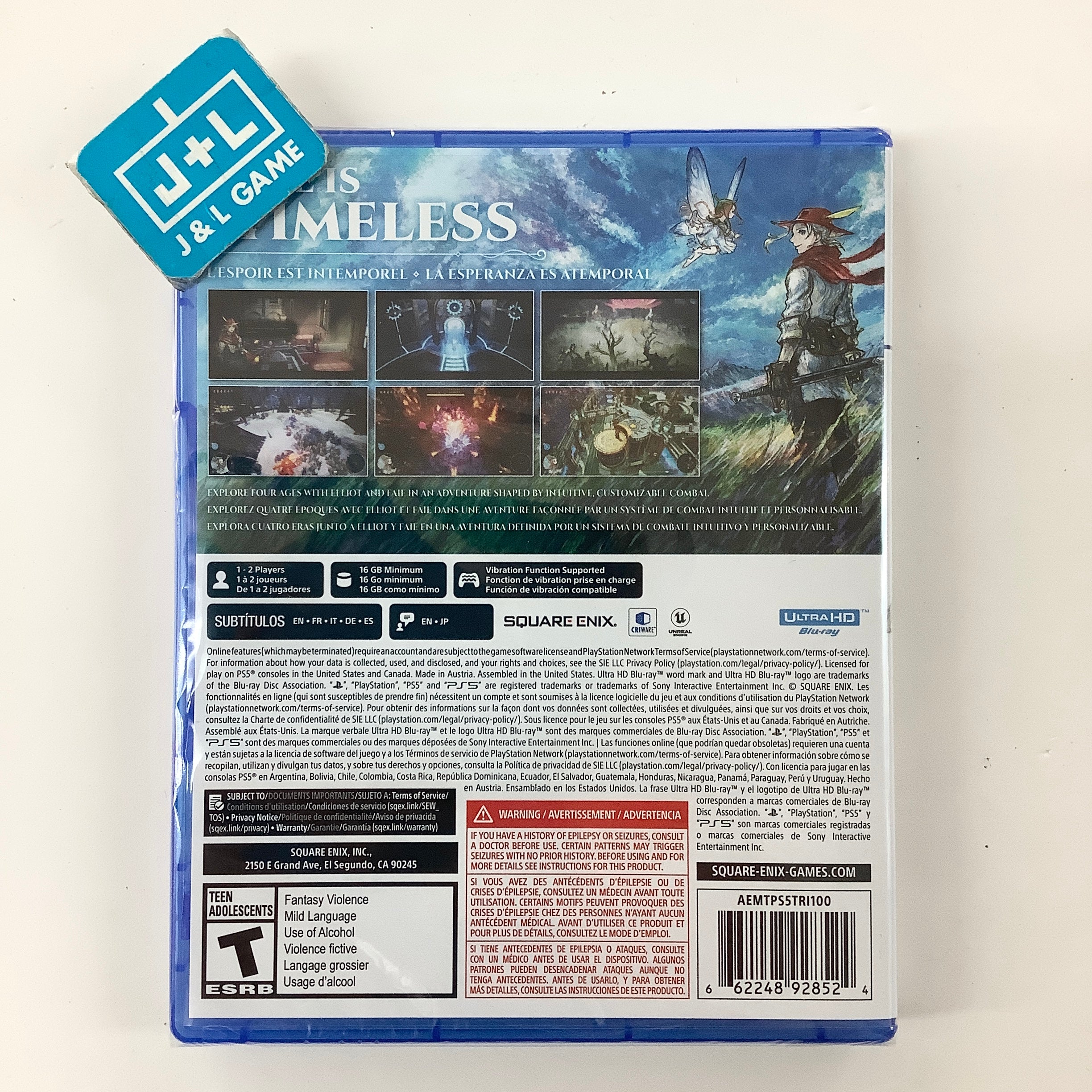 The Adventures of Elliot: The Millennium Tales - (PS5) PlayStation 5 Video Games Square Enix