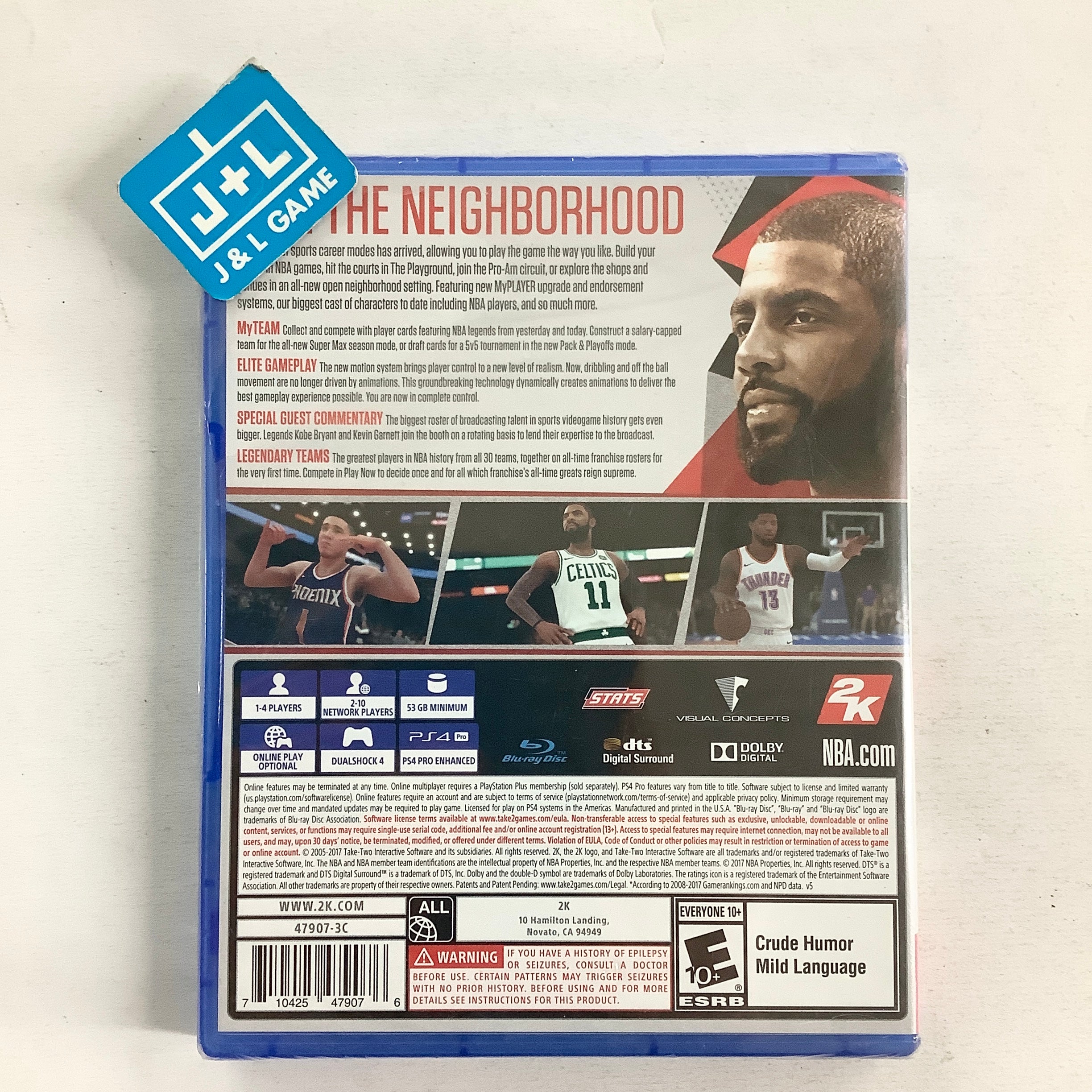 NBA 2K18 - (PS4) PlayStation 4 Video Games 2K Games