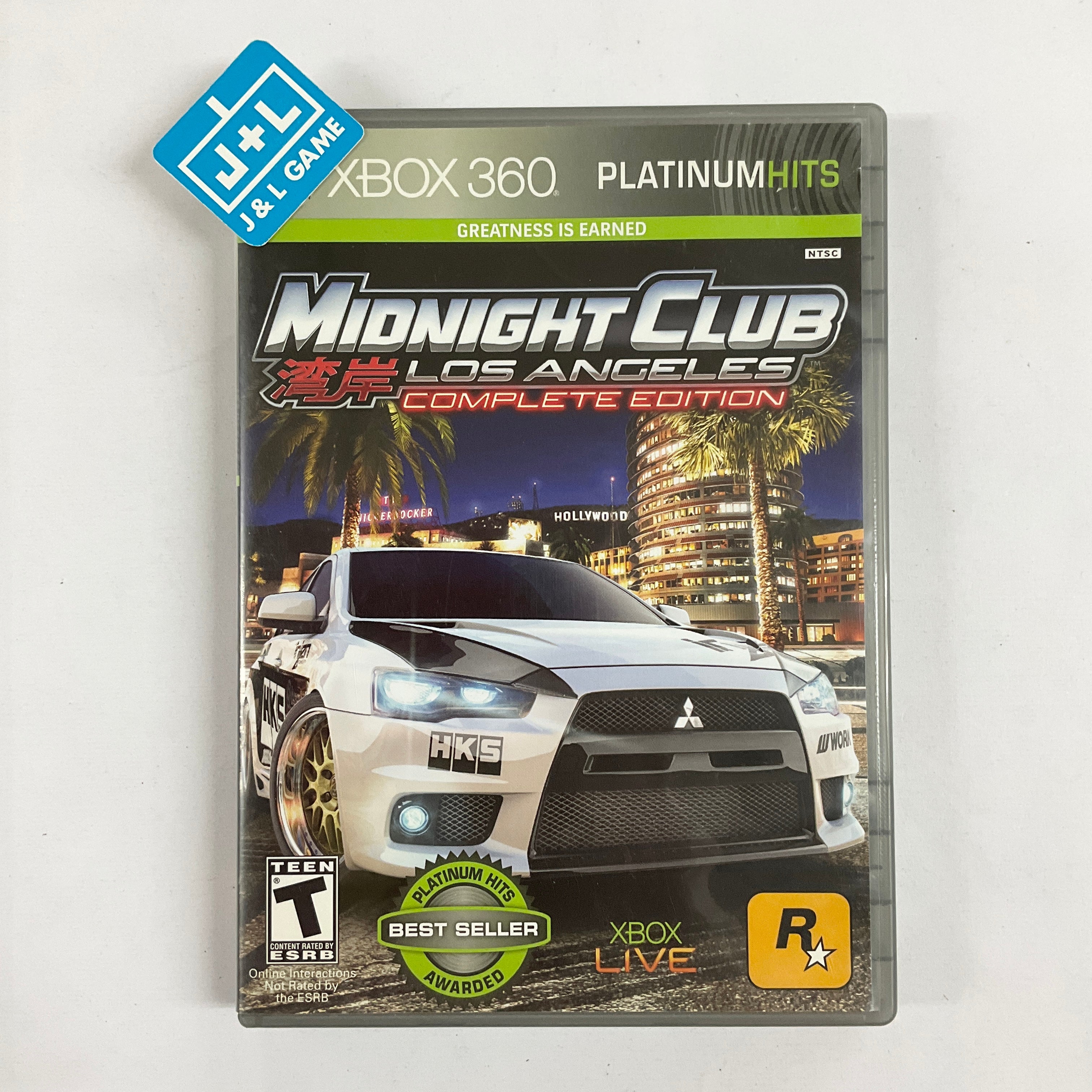 Midnight Club: Los Angeles Complete Edition (Platinum Hits) - Xbox 360 [Pre-Owned] Video Games Rockstar Games   