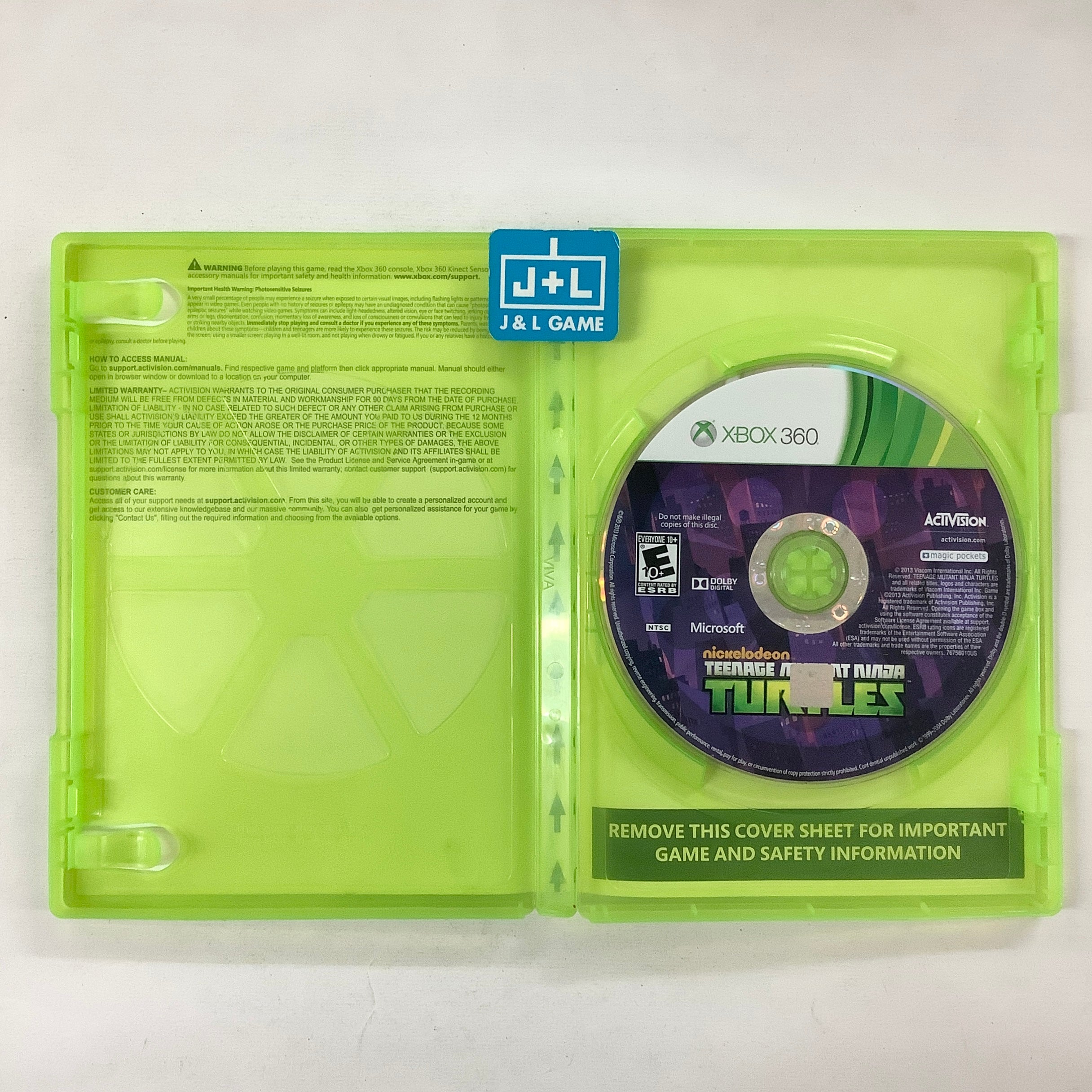 TMNT : Les Tortues Ninja sur Xbox 360 TMNT : Les Tortues Ninja sur Xbox 360