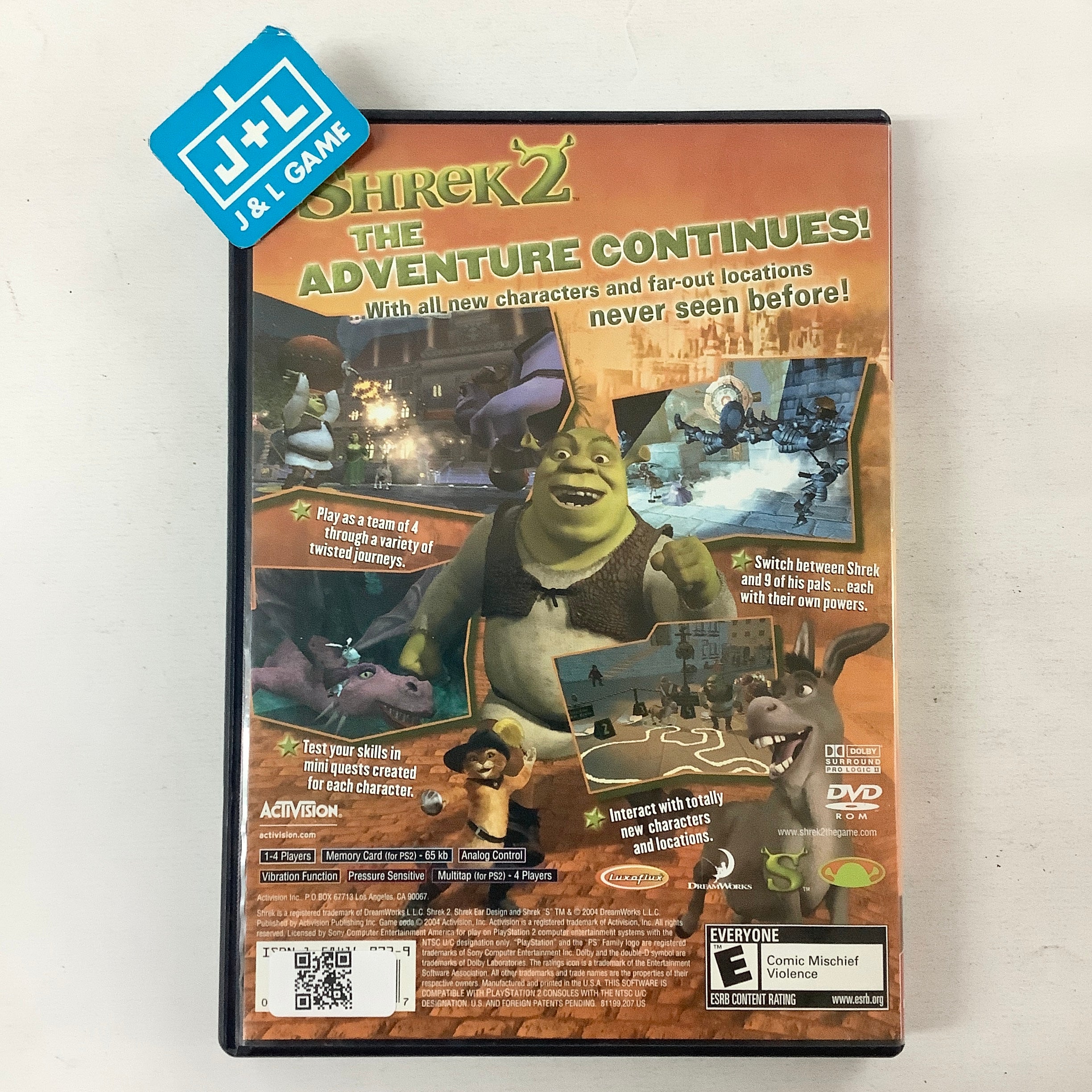 Shrek 2 (Greatest Hits) - (PS2) PlayStation 2 [Pre-Owned] Video Games Activision   