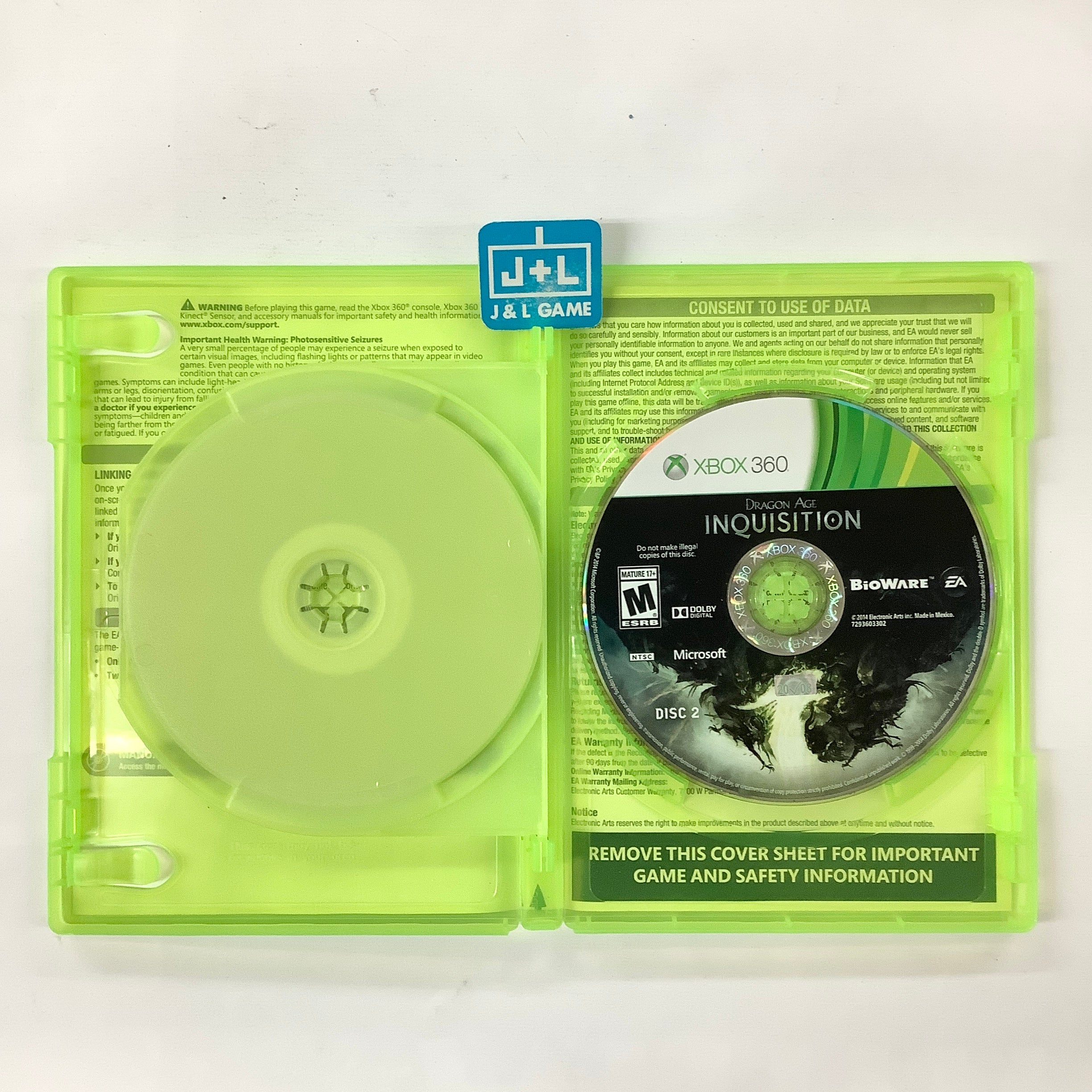 Dragon Age: Inquisition - Xbox 360 [Pre-Owned] Video Games Electronic Arts   