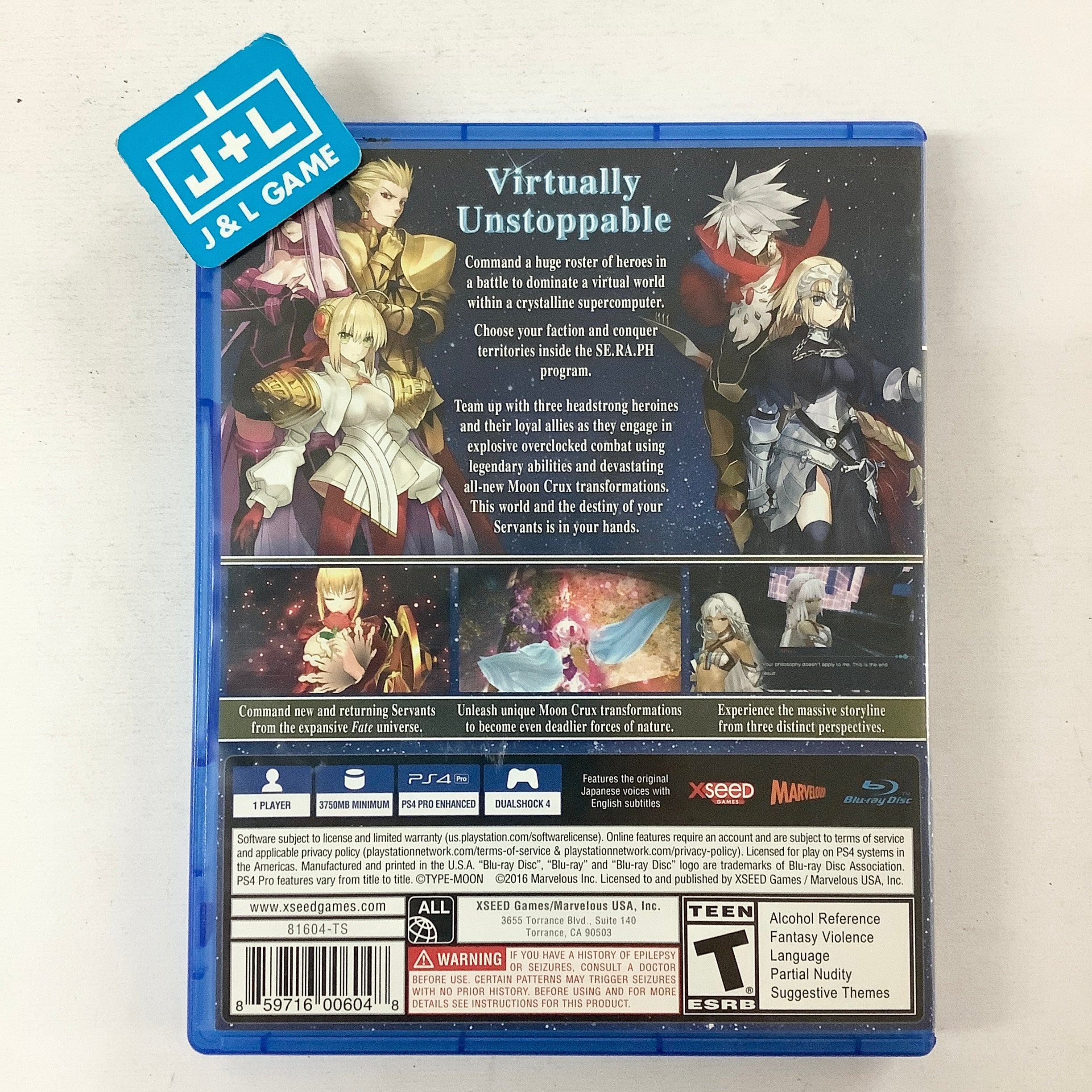 Fate/EXTELLA: The Umbral Star - (PS4) PlayStation 4 [Pre-Owned] Video Games XSEED Games   