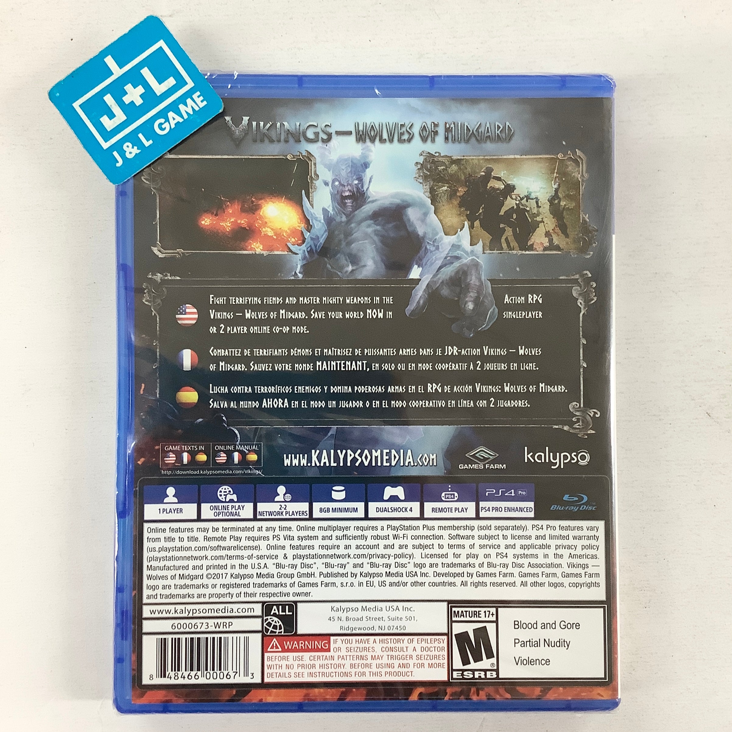 Vikings: Wolves of Midgard - (PS4) PlayStation 4 Video Games Kalypso