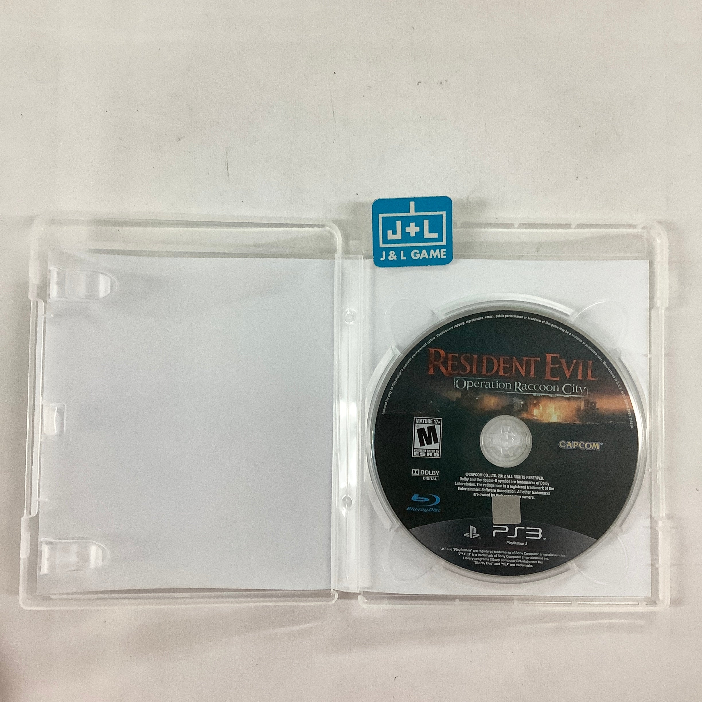 Resident Evil Operation Raccoon City Play Station3 Ps3 A Resident Evil Operation Raccoon City Play Station3 Ps3 A