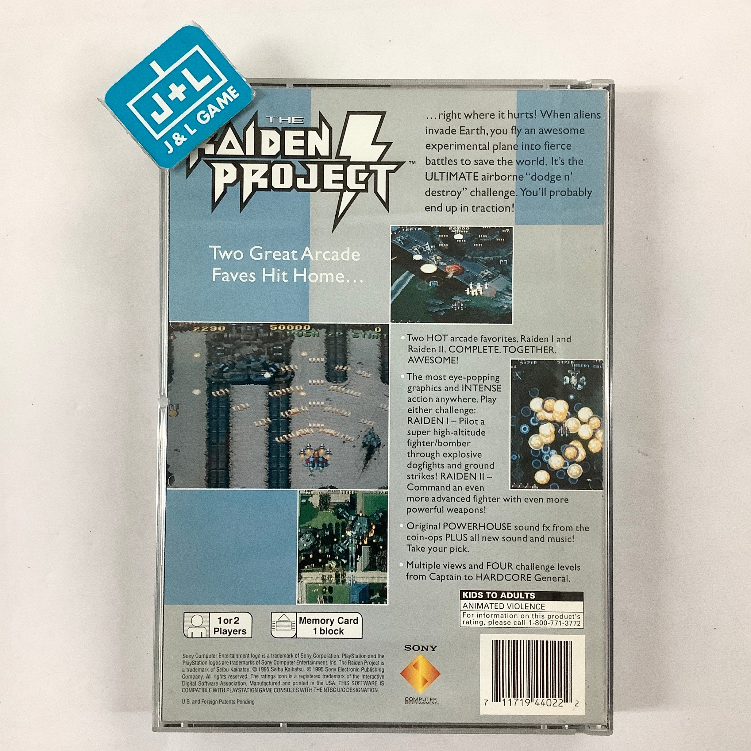 The Raiden Project (Long Box) - (PS1) PlayStation 1 [Pre-Owned] Video Games SCEA