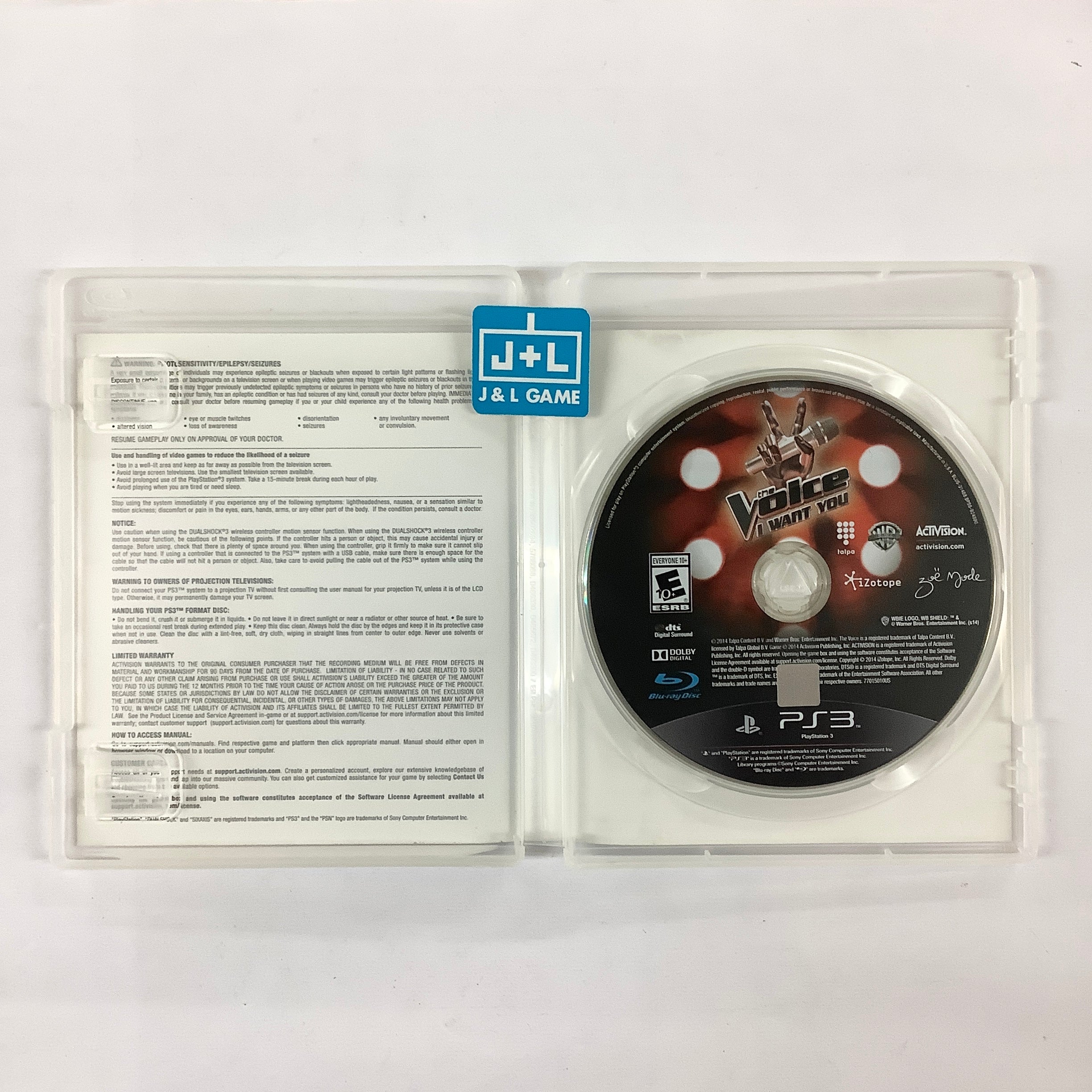 The Voice: I Want You (Game Only) - PlayStation 3 [Pre-Owned] Video Games ACTIVISION   
