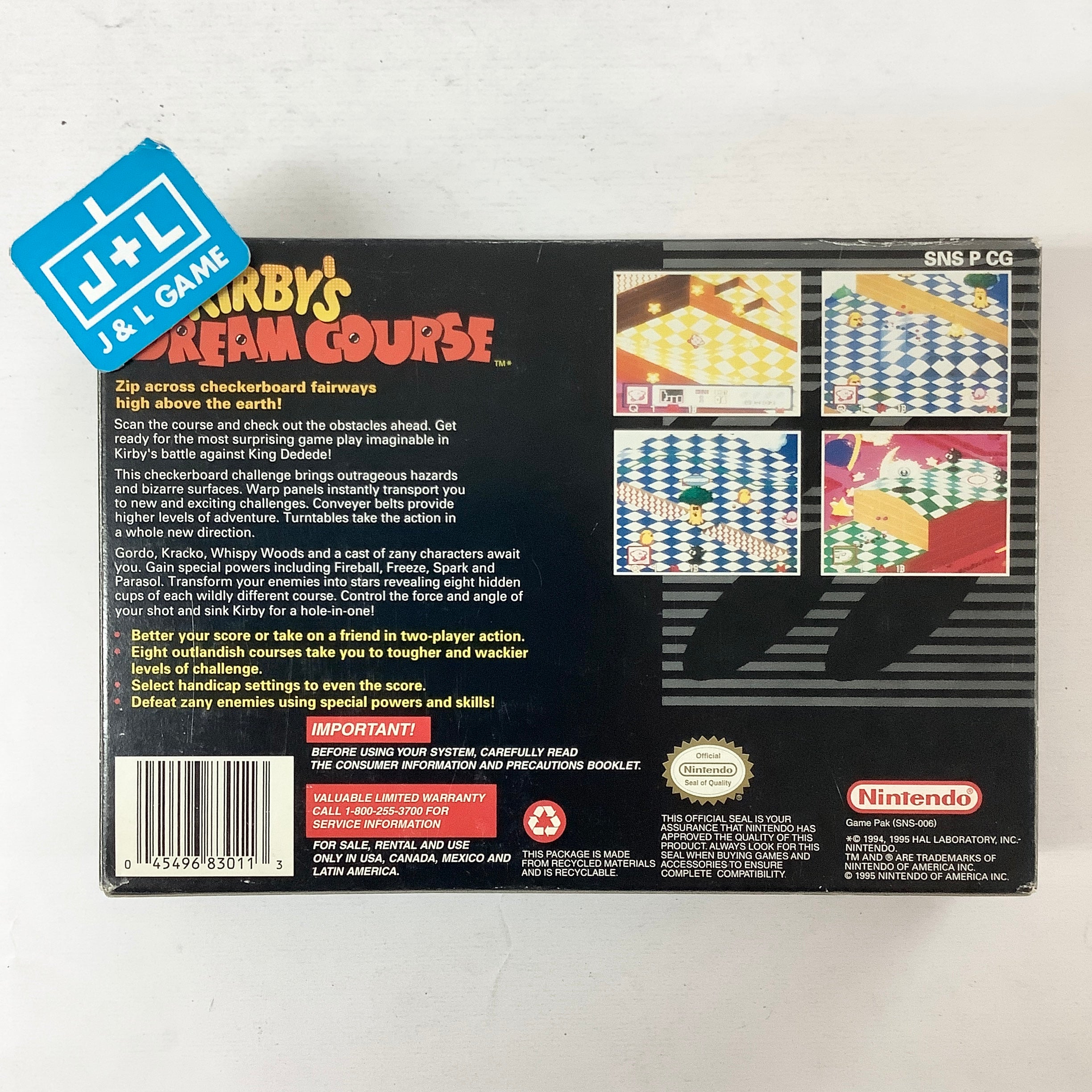 Kirby's Dream Course - (SNES) Super Nintendo [Pre-Owned] Video Games Nintendo   