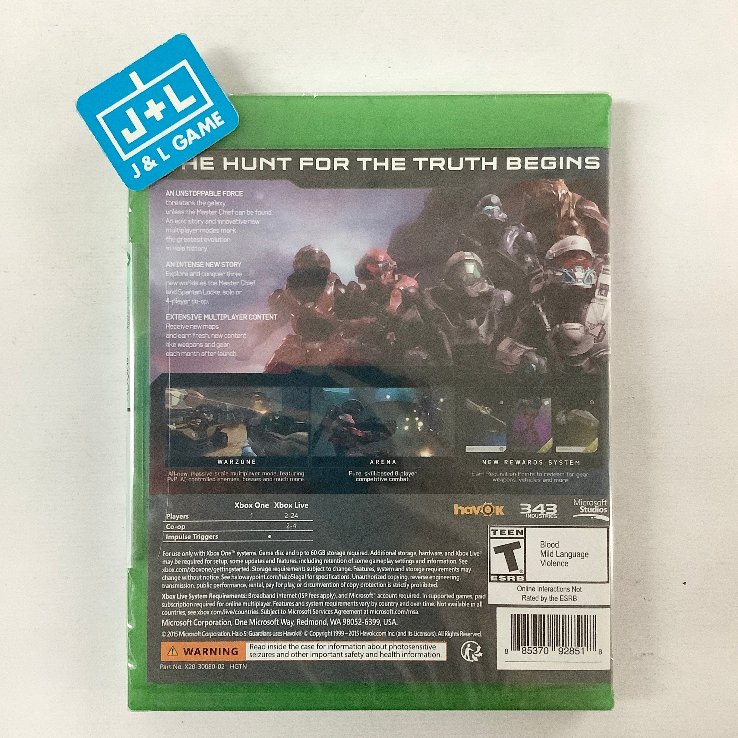 Halo 5: Guardians - (XB1) Xbox One | J&L Game
