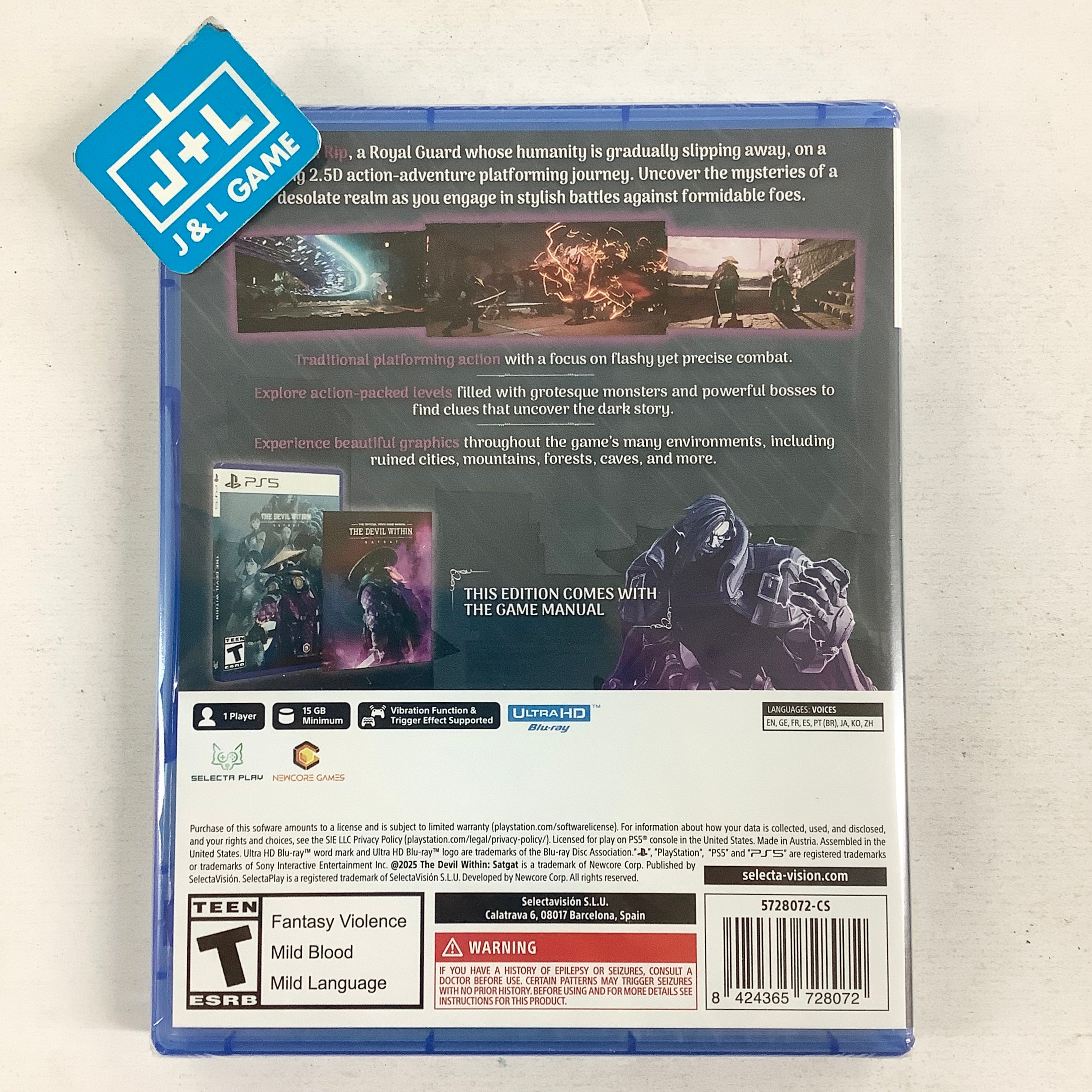 The Devil Within: Satgat - (PS5) PlayStation 5 Video Games SELECTA PLAY