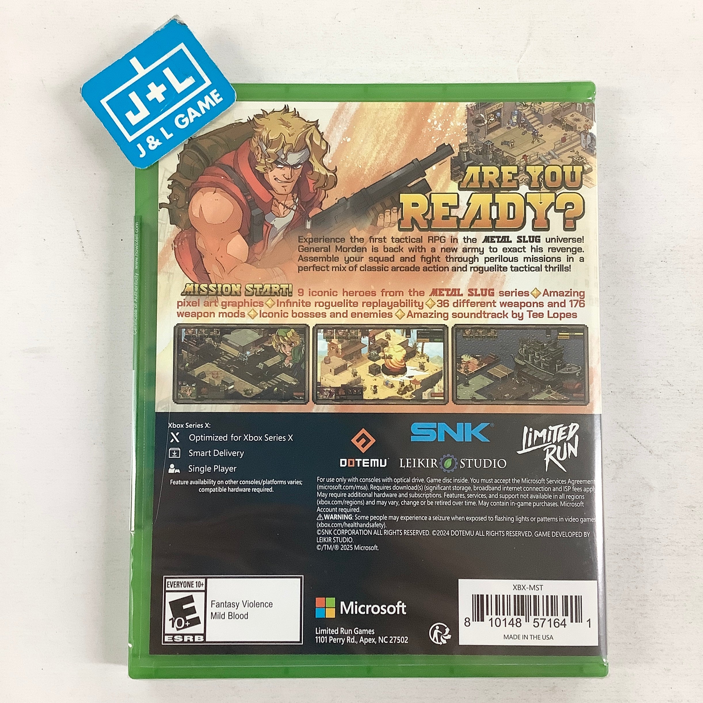 Metal Slug Tactics - (XSX) Xbox Series X & (XB1) Xbox One Video Games Limited Run Games