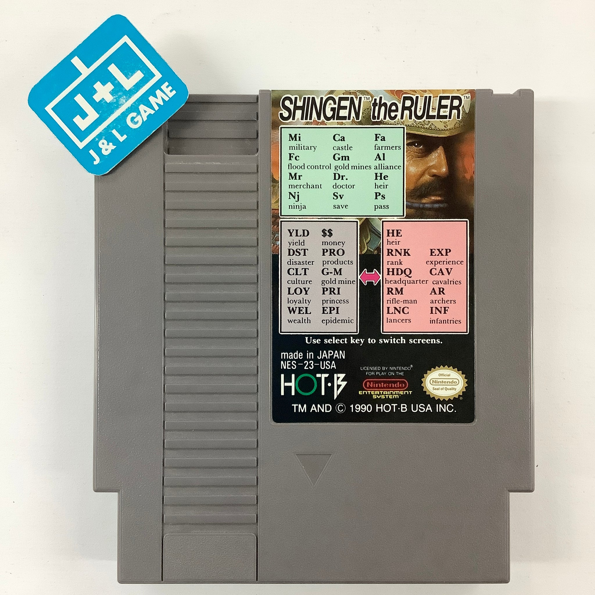 Shingen the Ruler - (NES) Nintendo Entertainment System [Pre-Owned] Video Games Hot-B   