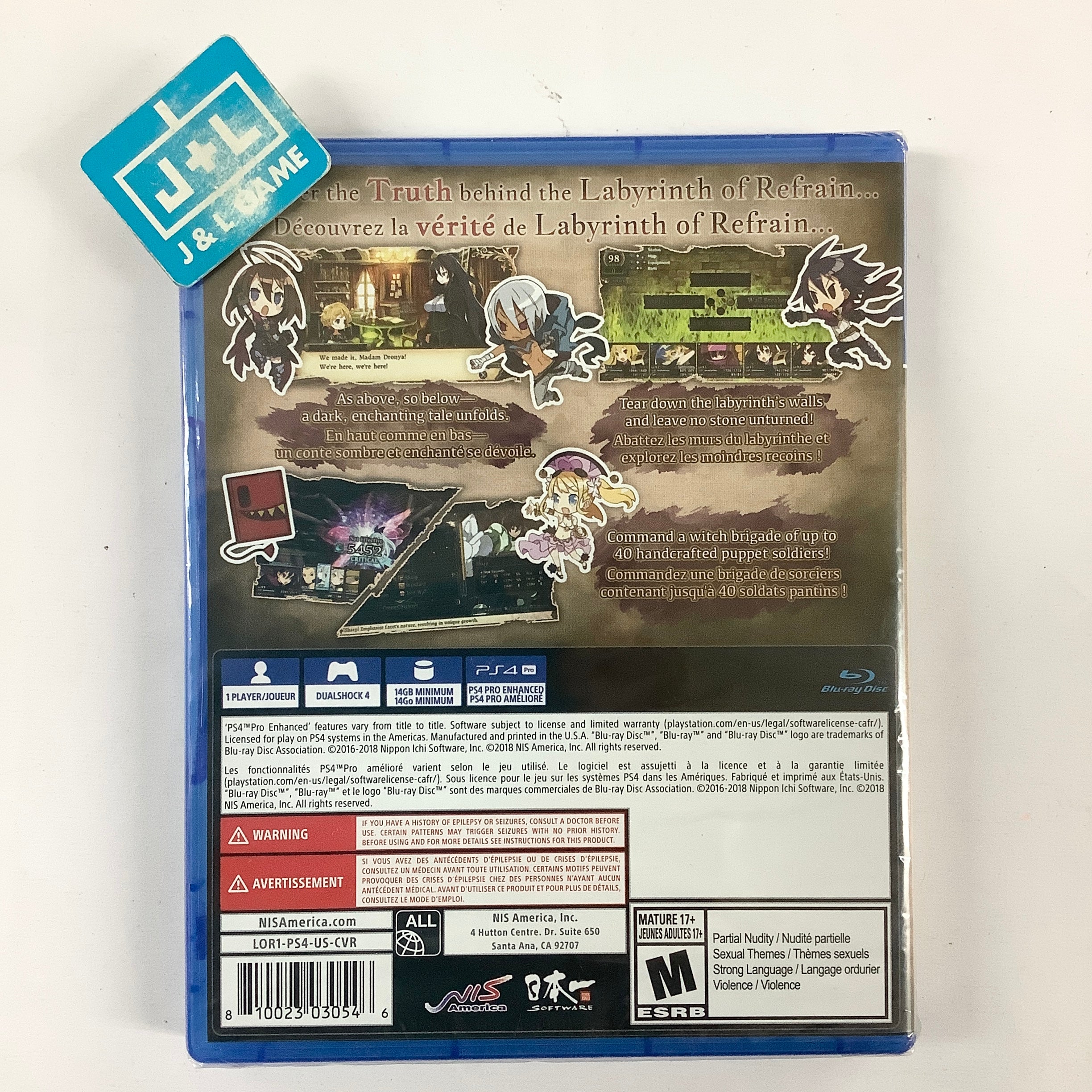 Labyrinth of Refrain: Coven of Dusk - (PS4) PlayStation 4 Video Games NIS America   