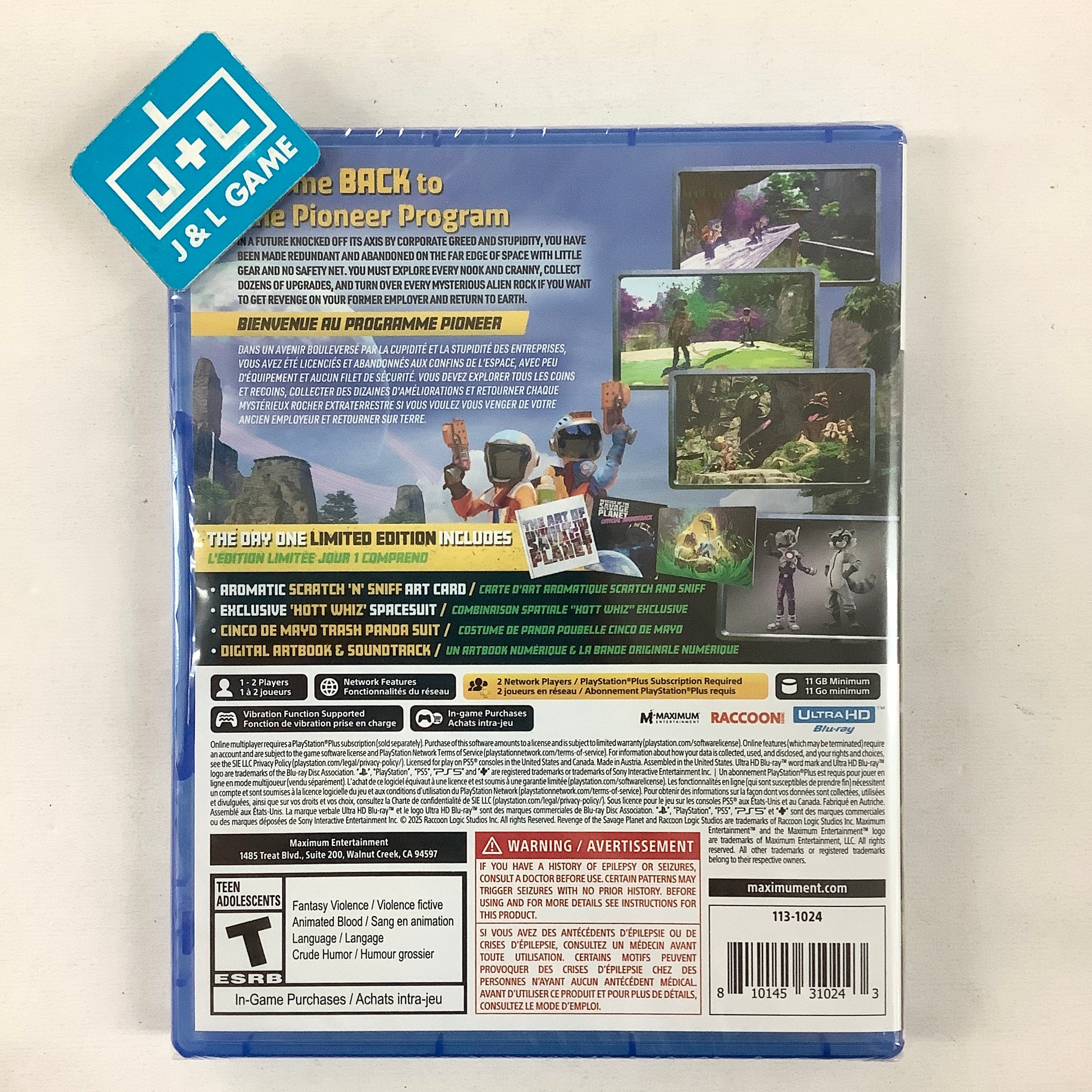 Revenge of the Savage Planet (Day One Edition) - (PS5) PlayStation 5 Video Games Maximum Entertainment