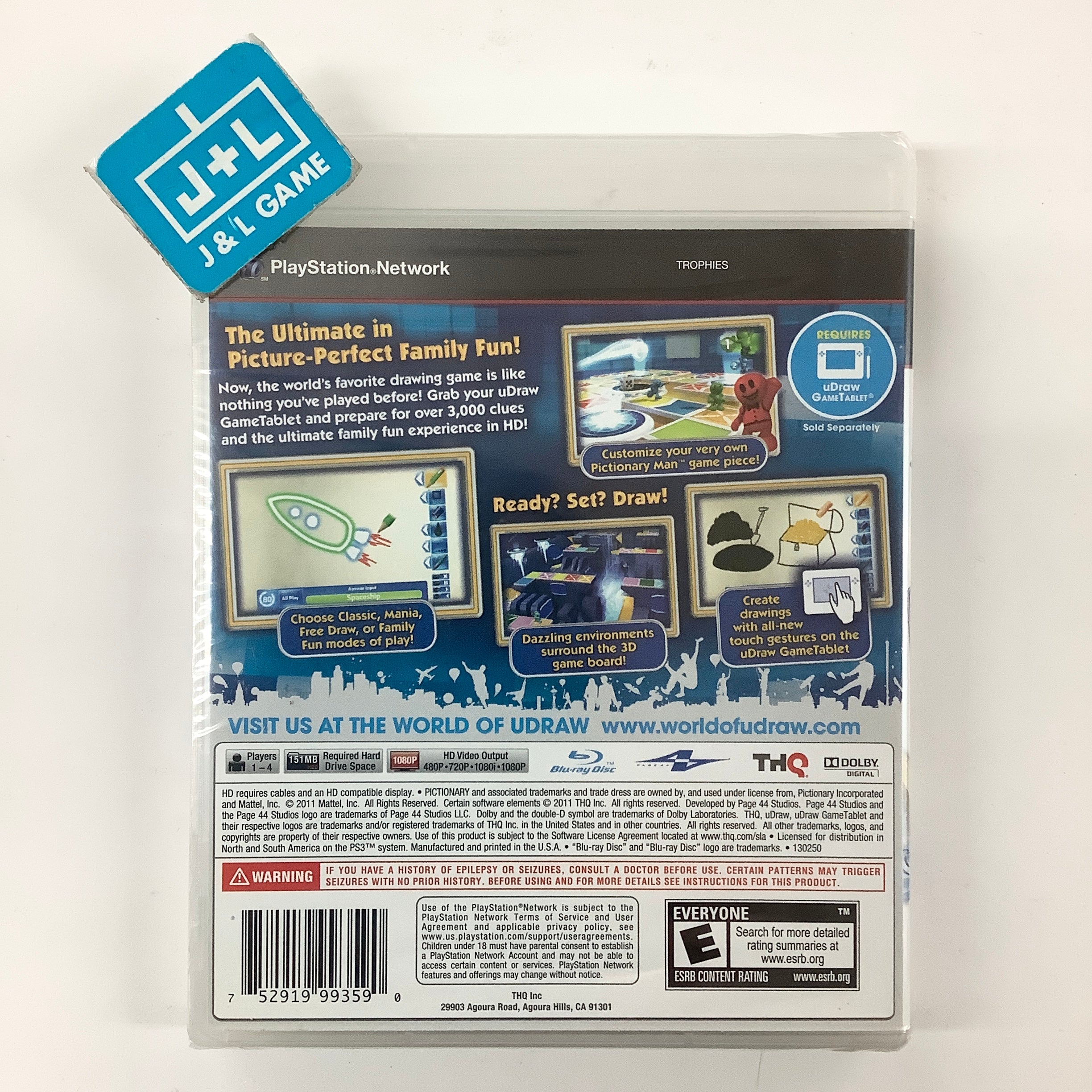 uDraw Pictionary: Ultimate Edition (Requires uDraw Tablet) - (PS3) PlayStation 3 Video Games THQ