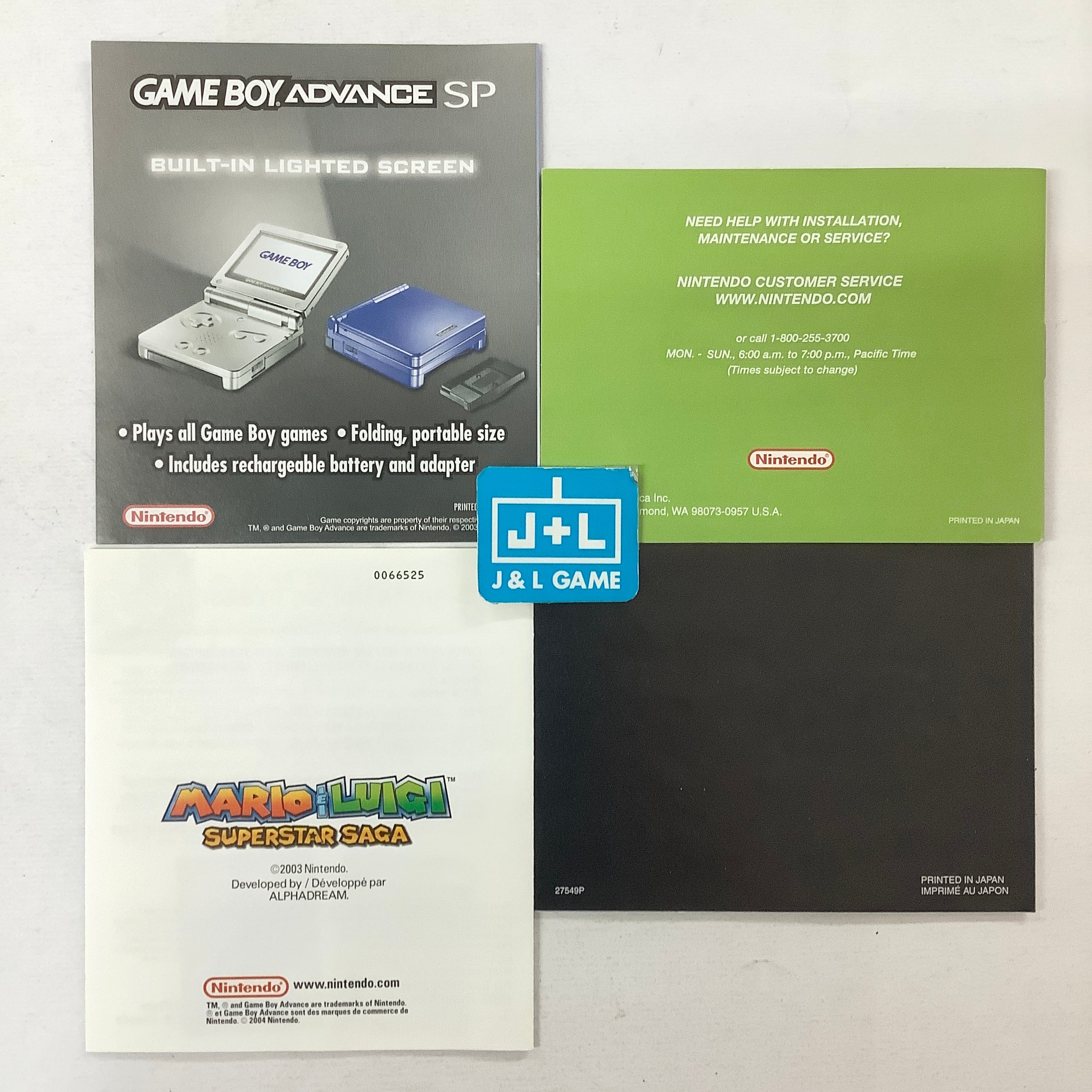 Mario & Luigi: Superstar Saga (Player's Choice) - (GBA) Game Boy Advance [Pre-Owned] Video Games Nintendo