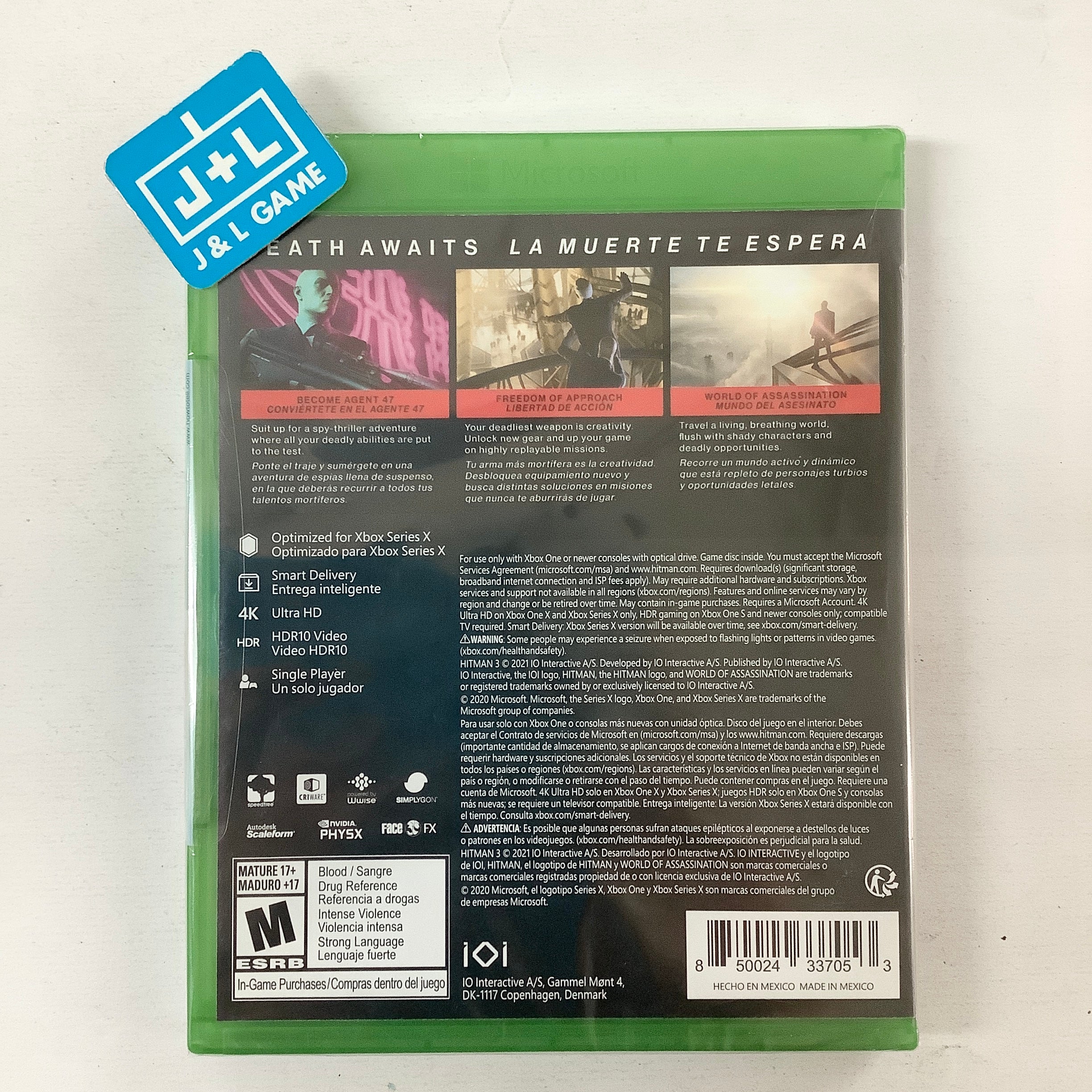 Hitman 3 - (XSX) Xbox Series X Video Games IO Interactive A/S   