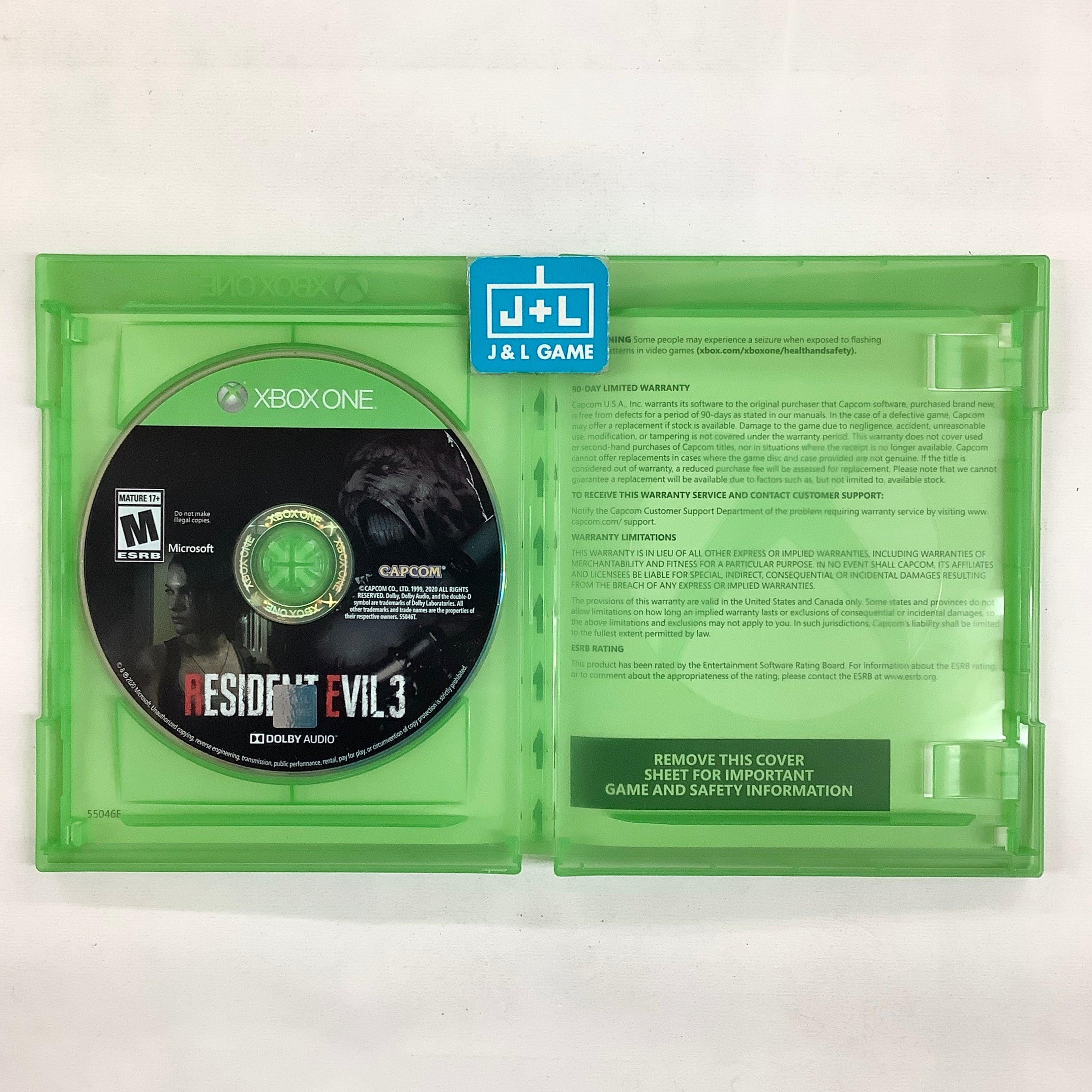 Resident Evil 3 - (XB1) Xbox One [Pre-Owned] Video Games Capcom
