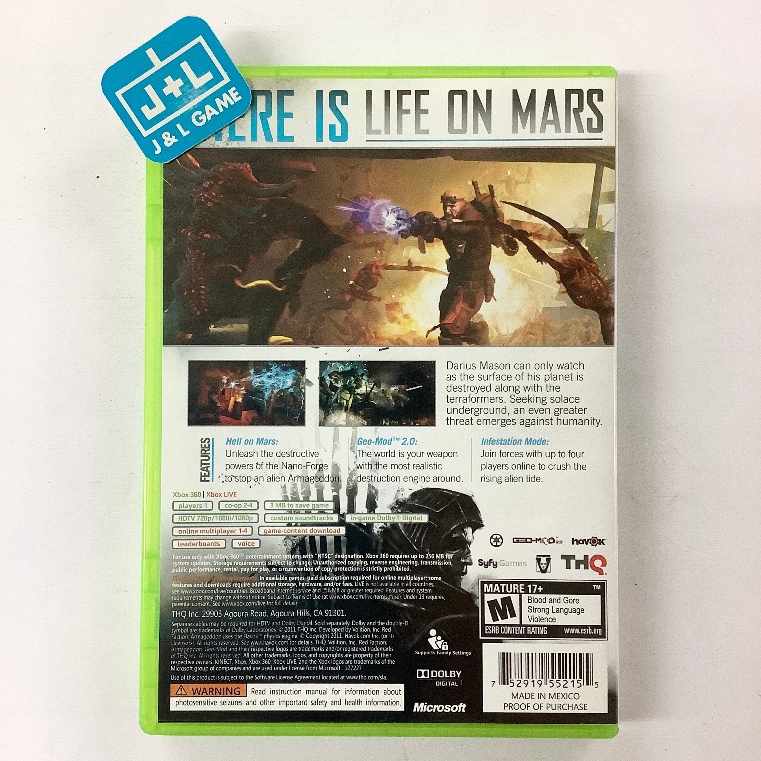 Red Faction: Armageddon - Xbox 360 [Pre-Owned] Video Games THQ   
