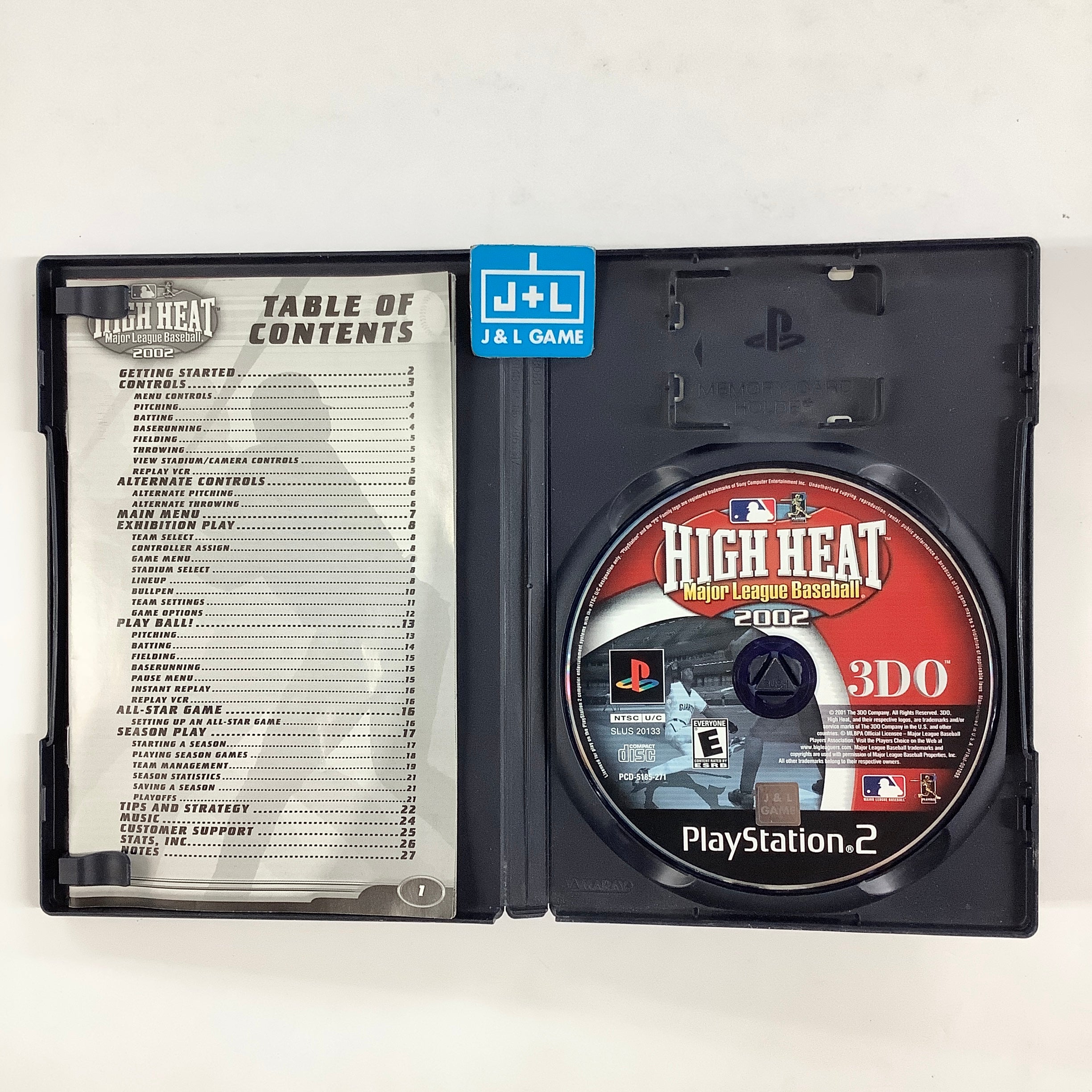 High Heat Major League Baseball 2002 - (PS2) PlayStation 2 [Pre-Owned] Video Games 3DO