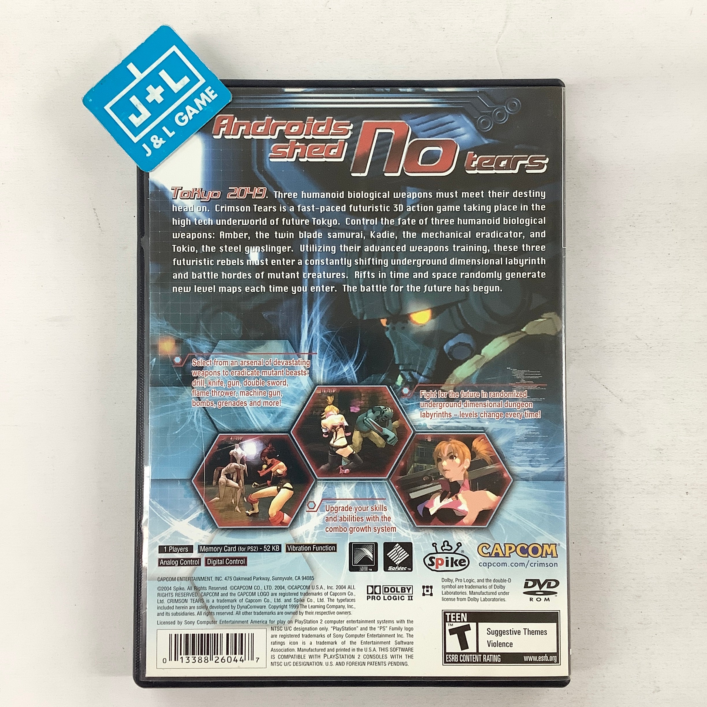 Crimson Tears - (PS2) PlayStation 2 [Pre-Owned] Video Games Capcom USA