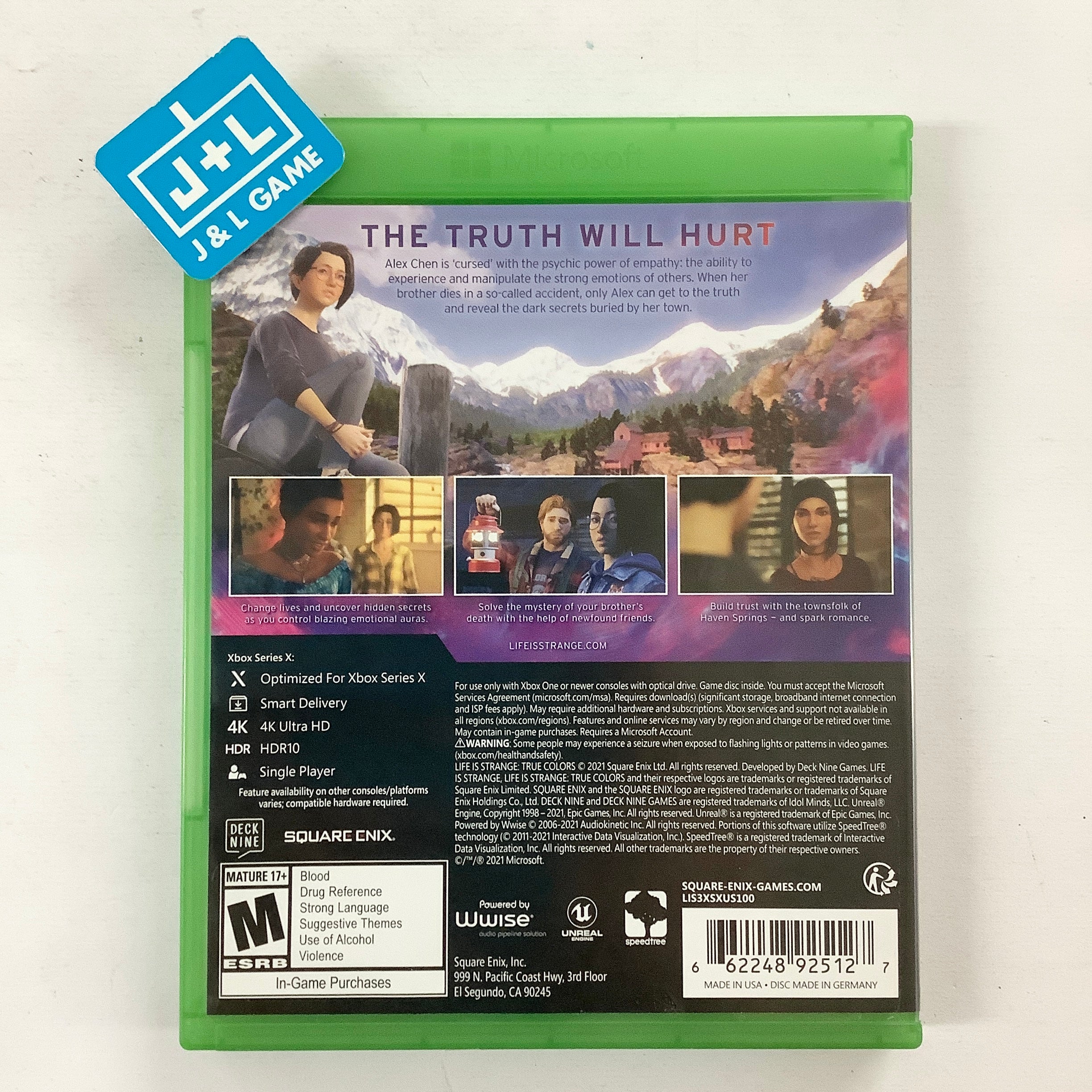 Life is Strange: True Colors - (XSX) Xbox Series X [Pre-Owned] Video Games Square Enix   