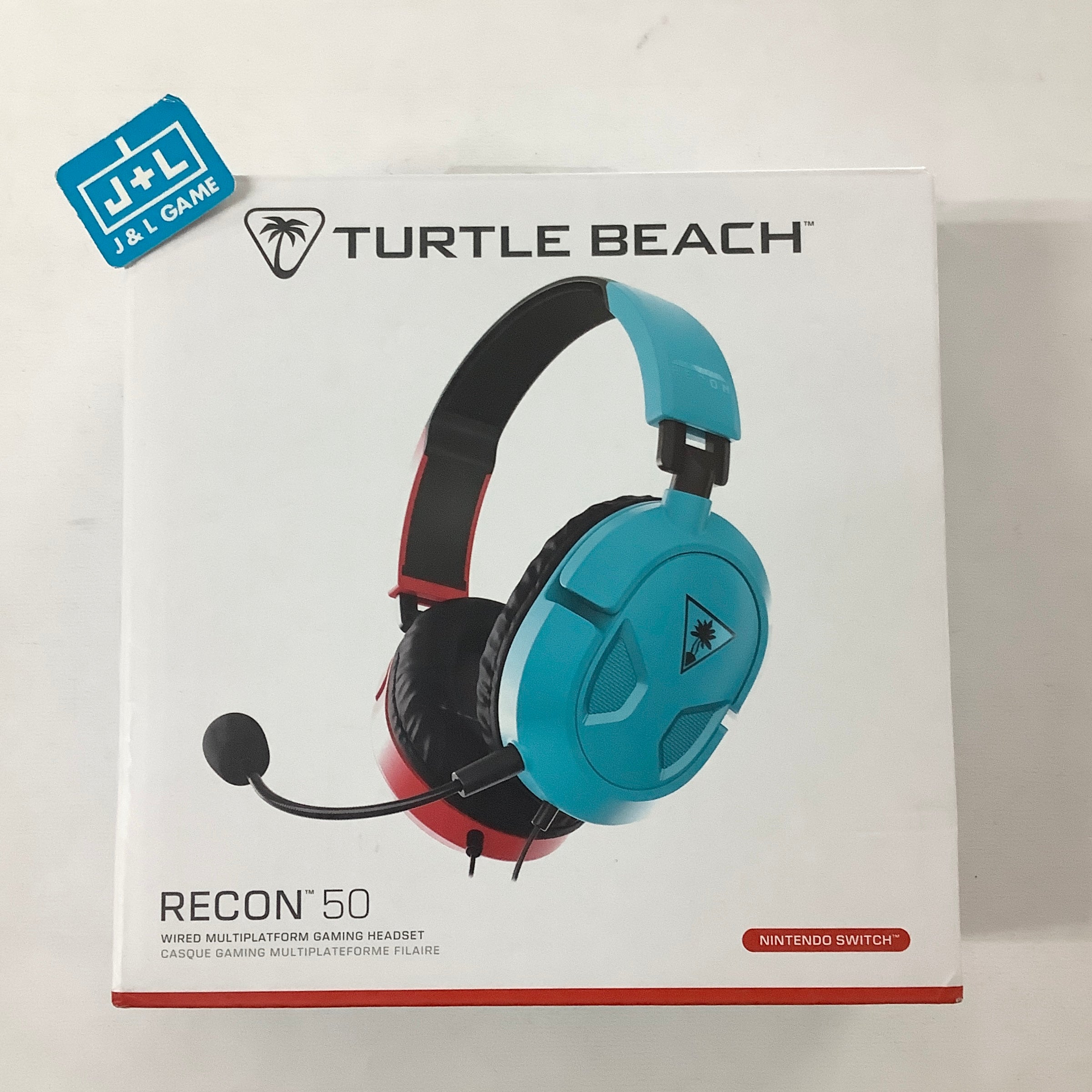 Turtle Beach Recon 50P Wired Gaming Headset (Red/Blue) - (NSW) Nintendo Switch ACCESSORIES Turtle Beach   