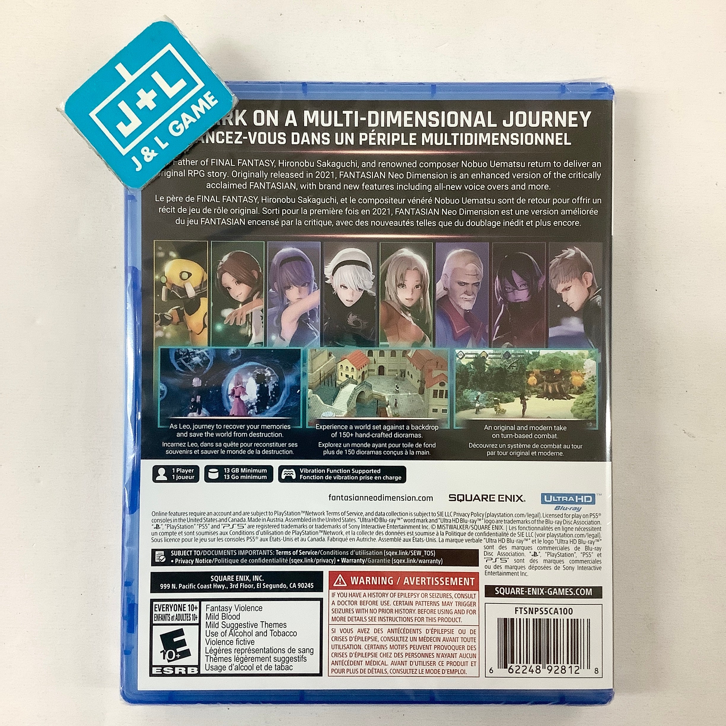 FANTASIAN Neo Dimension - (PS5) PlayStation 5 Video Games Square Enix