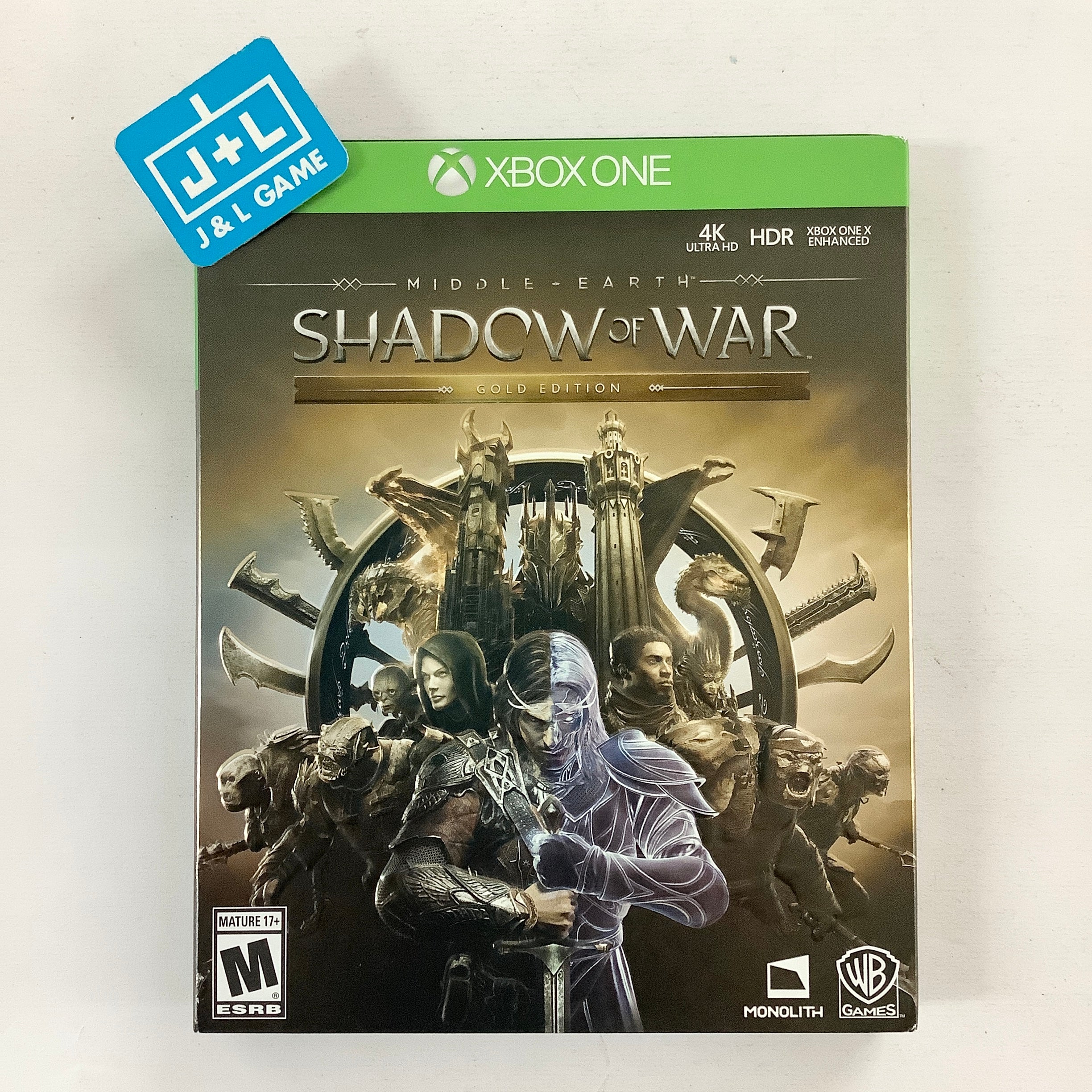 Middle-Earth: Shadow Of War (Gold Edition) - (XB1) Xbox One [Pre-Owned] Video Games WB Games   