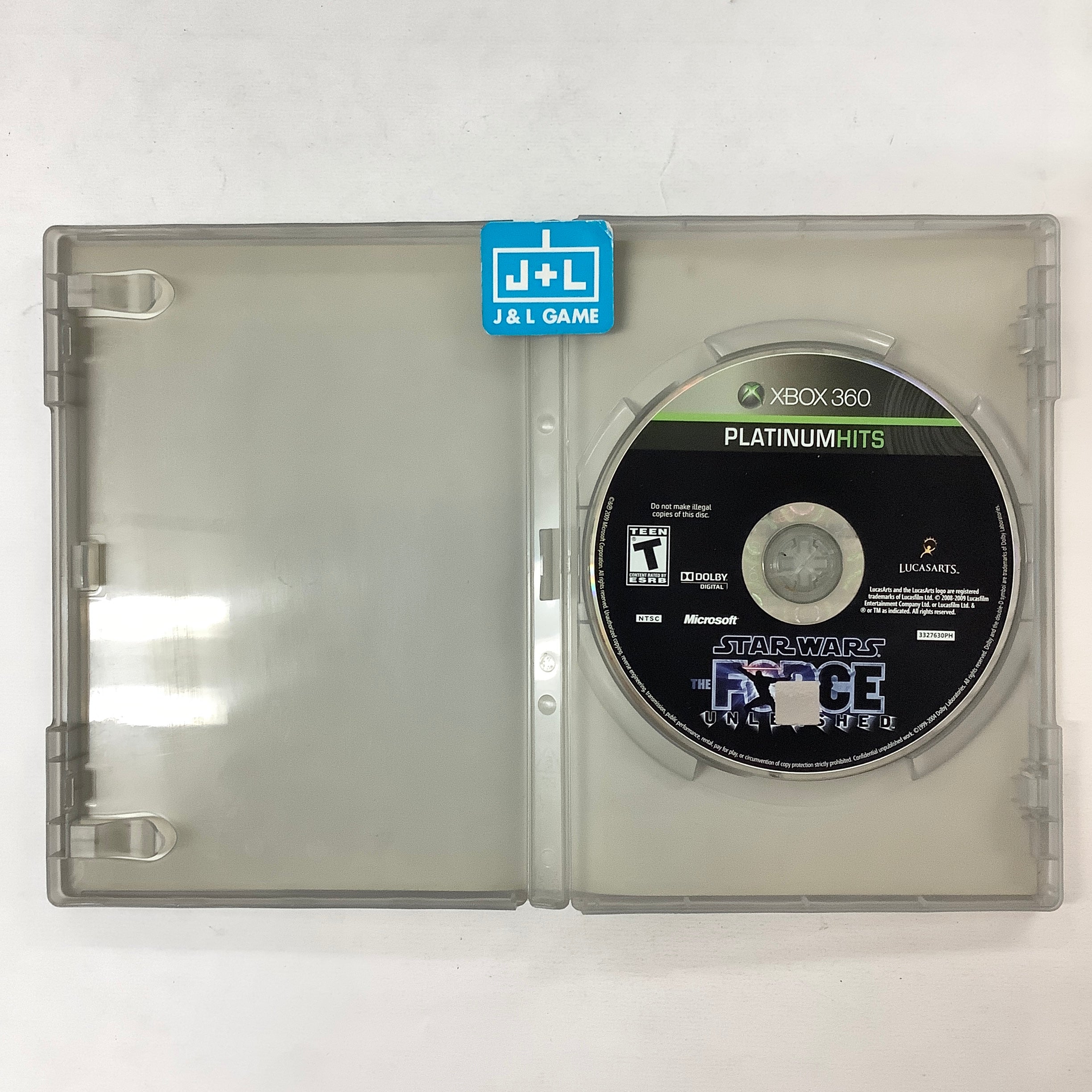 Star Wars The Force Unleashed (Platinum Hits) - Xbox 360 [Pre-Owned] Video Games LucasArts   