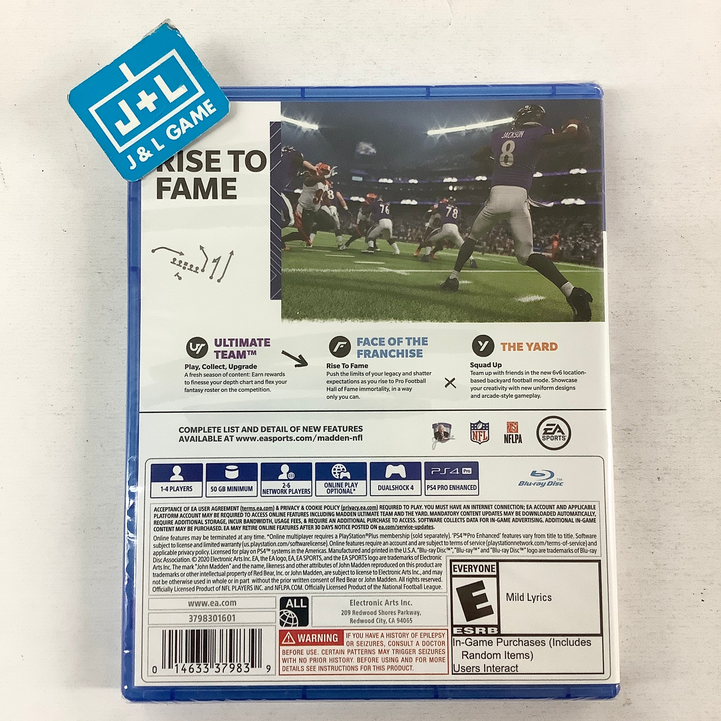 Madden NFL 21 - (PS4) PlayStation 4 Video Games Electronic Arts