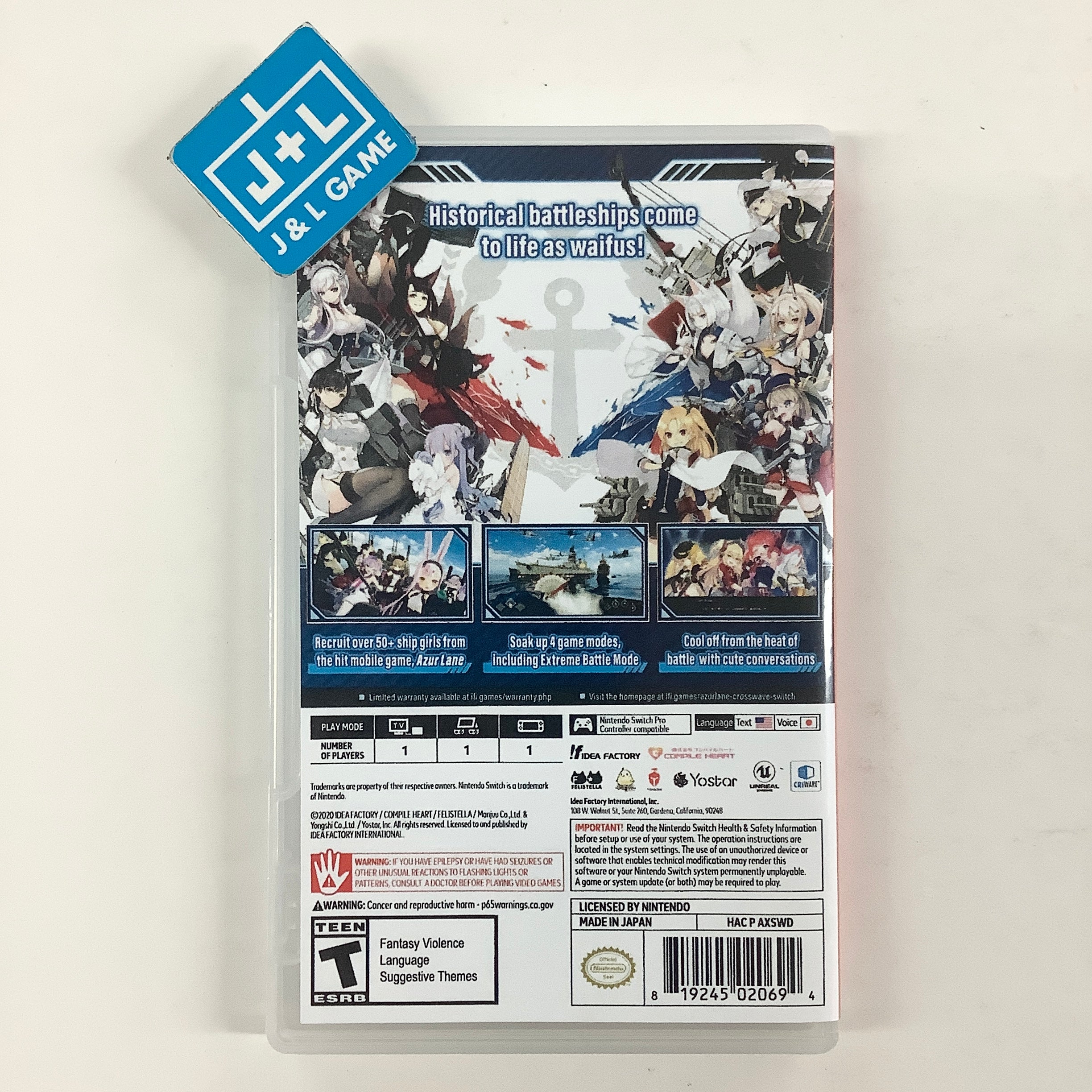 Azur Lane: Crosswave - (NSW) Nintendo Switch [Pre-Owned]