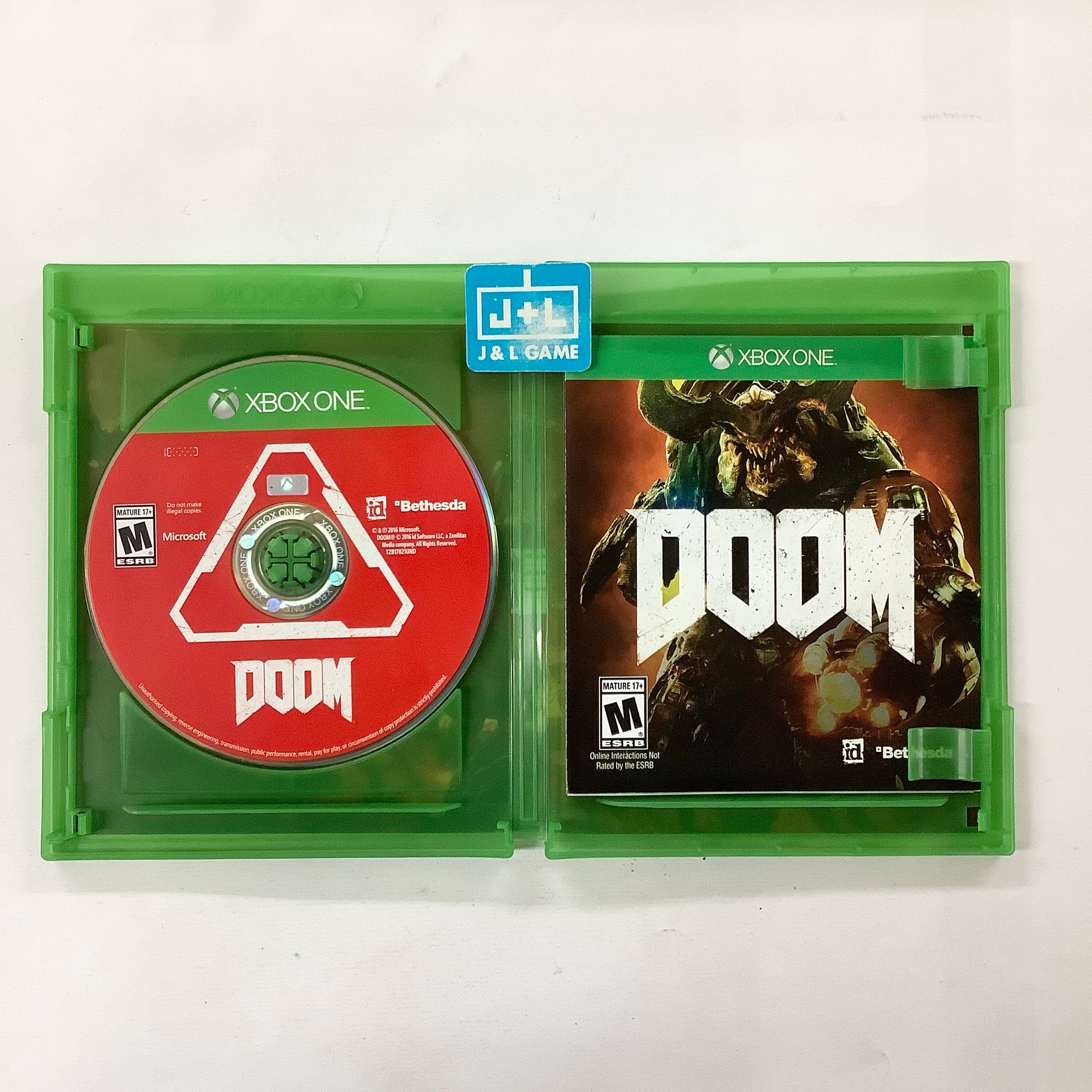 DOOM - (XB1) Xbox One [Pre-Owned] Video Games Bethesda Softworks   