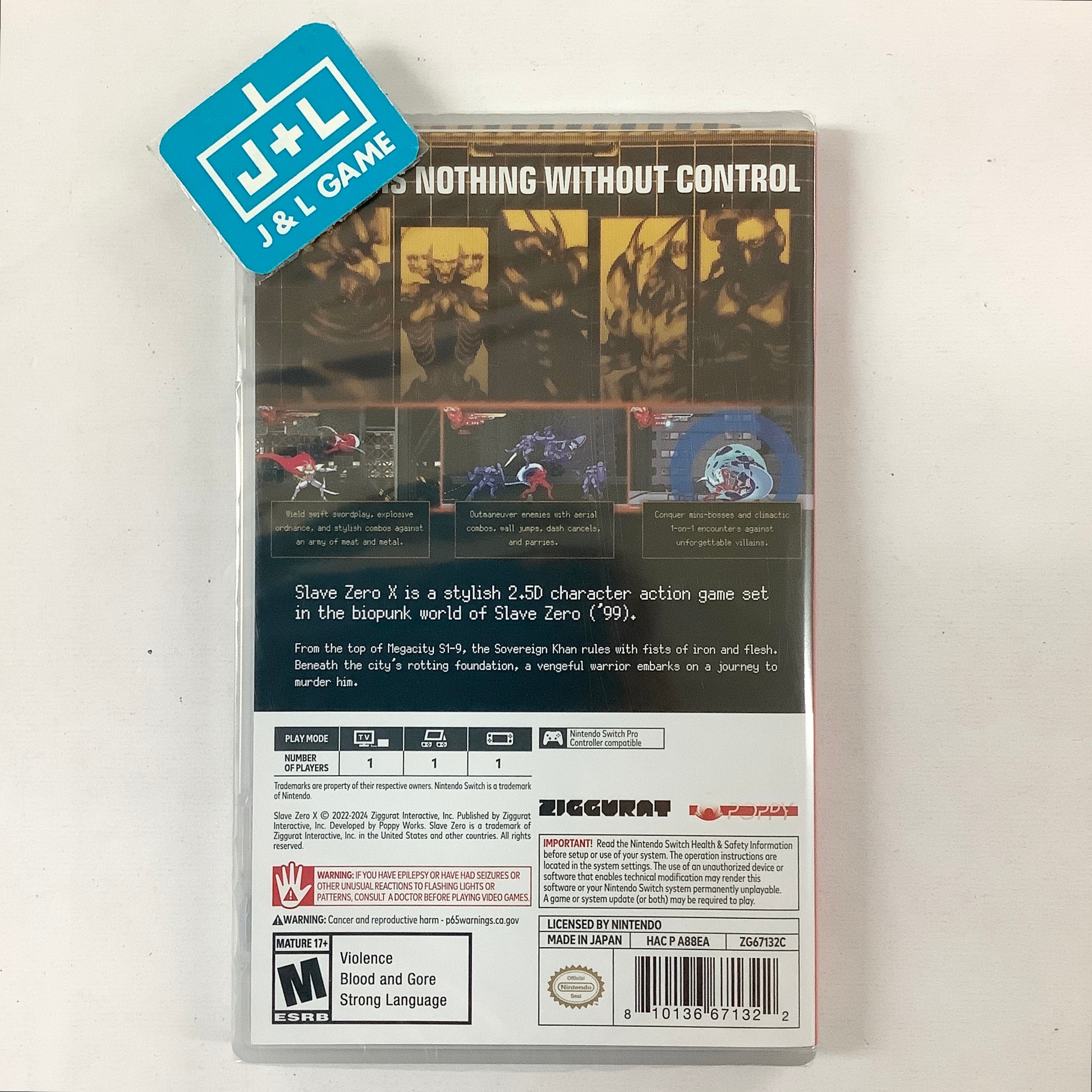 Slave Zero X - (NSW) Nintendo Switch Video Games Ziggurat Interactive, Inc.   