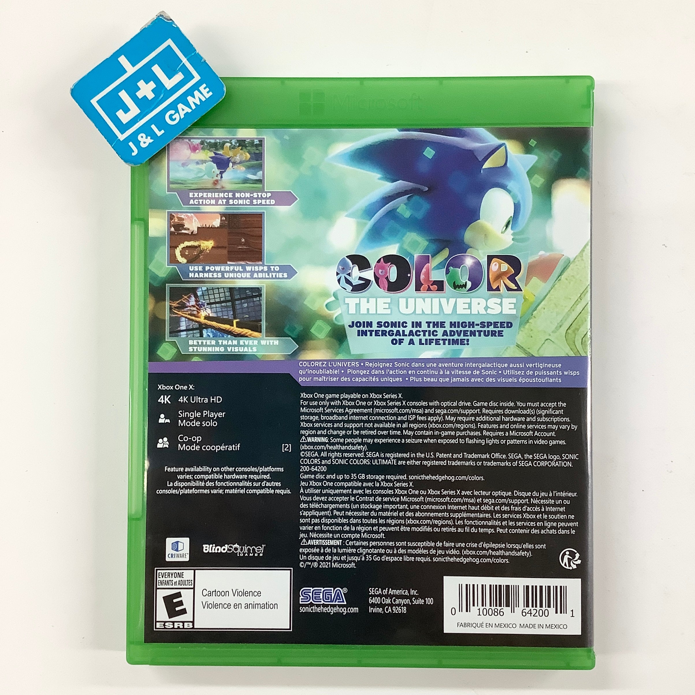 Sonic Colors Ultimate - (XB1) Xbox One [Pre-Owned] Video Games SEGA