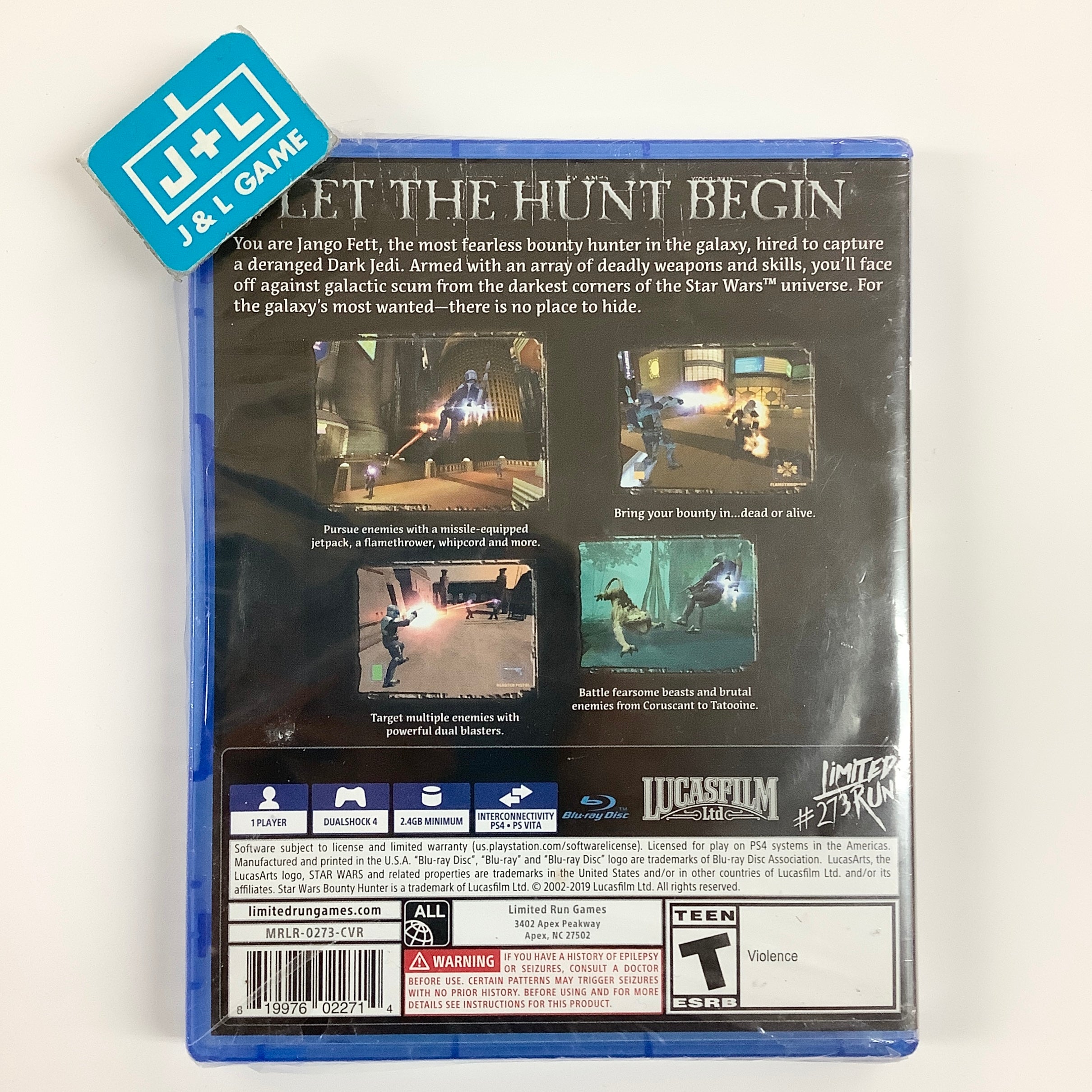 Star Wars Bounty Hunter (Limited Run #273) - (PS4) PlayStation 4 Video Games Limited Run Games