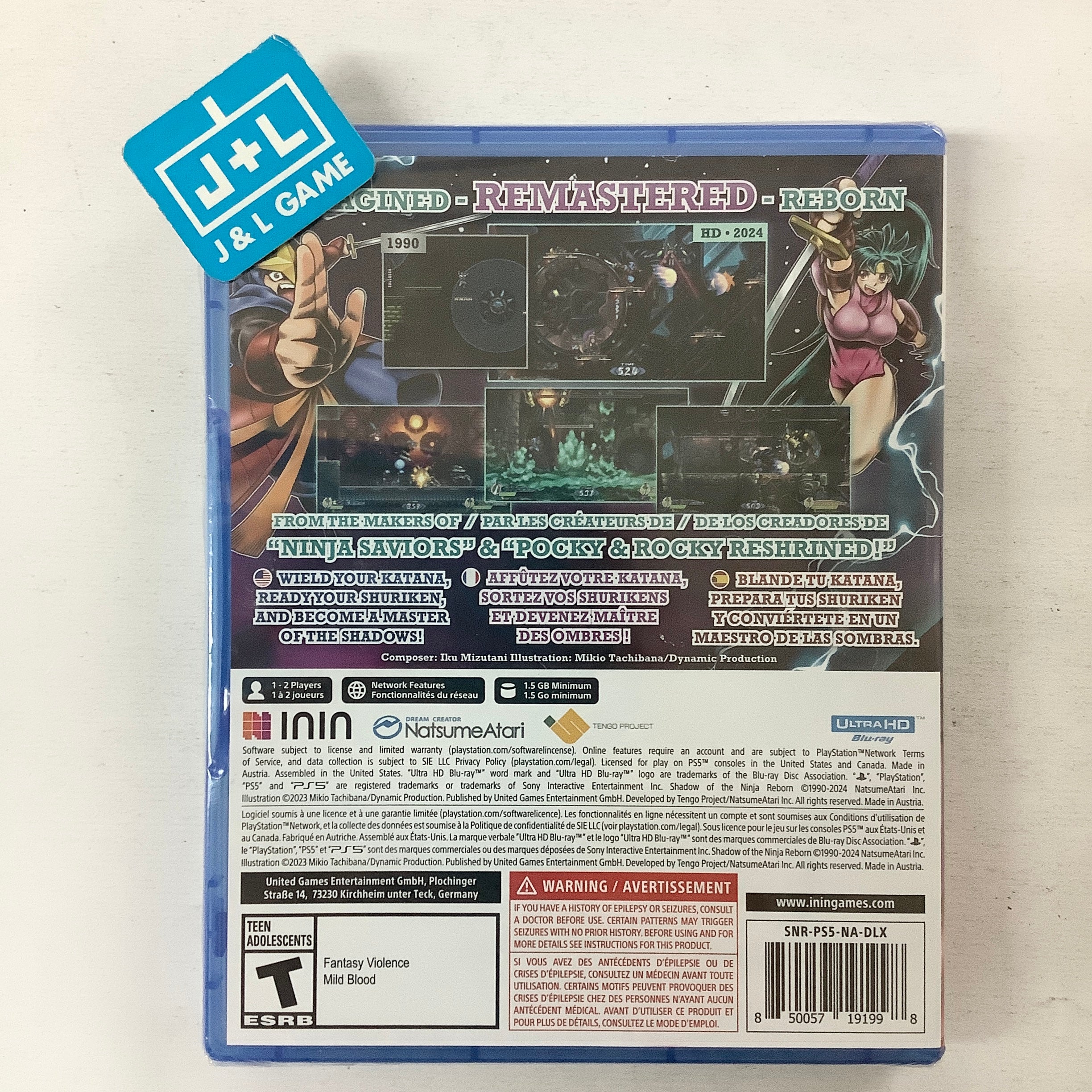 Shadow of the Ninja - Reborn - (PS5) PlayStation 5 Video Games ININ   