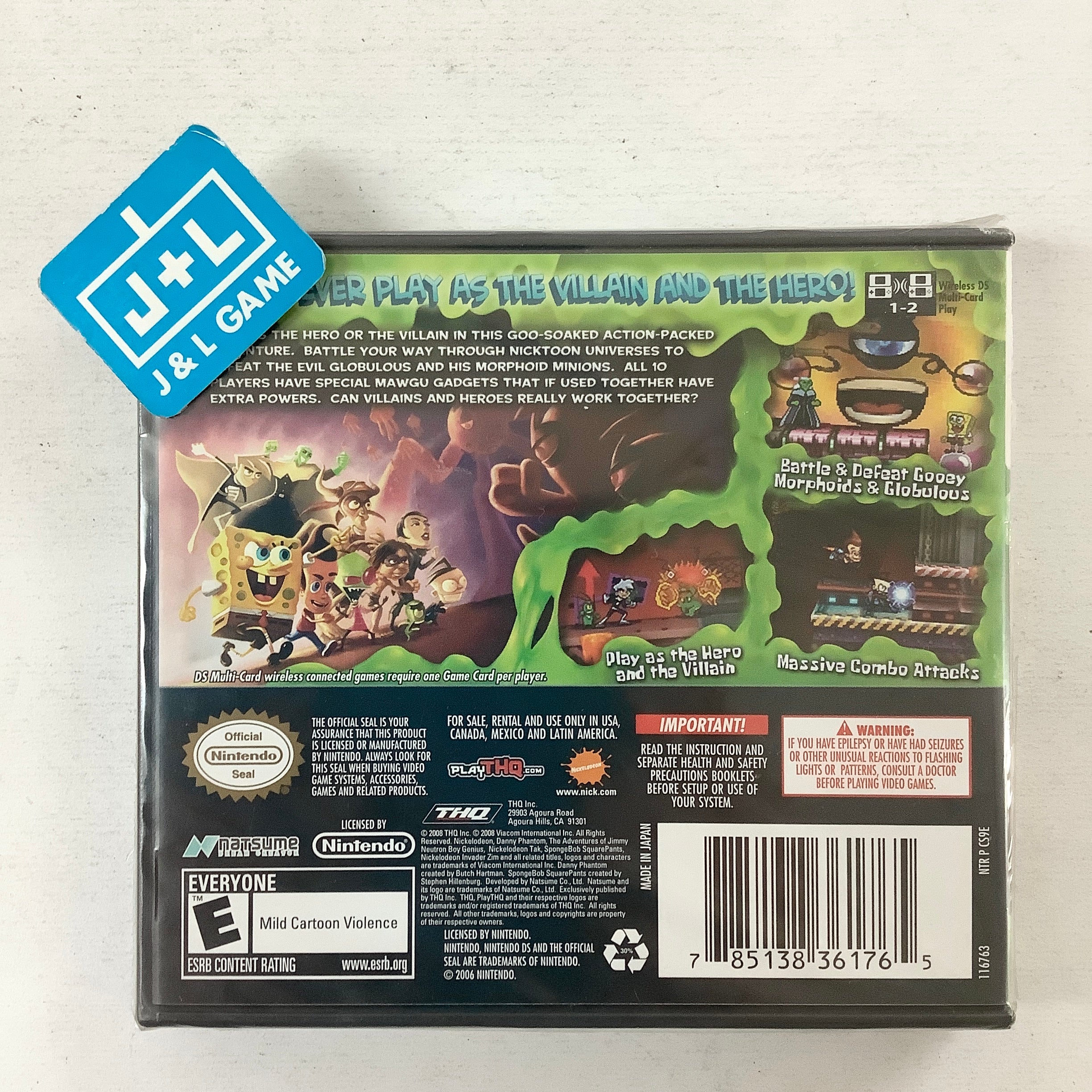 SpongeBob SquarePants featuring NickToons: Globs of Doom - (NDS) Ninte ...