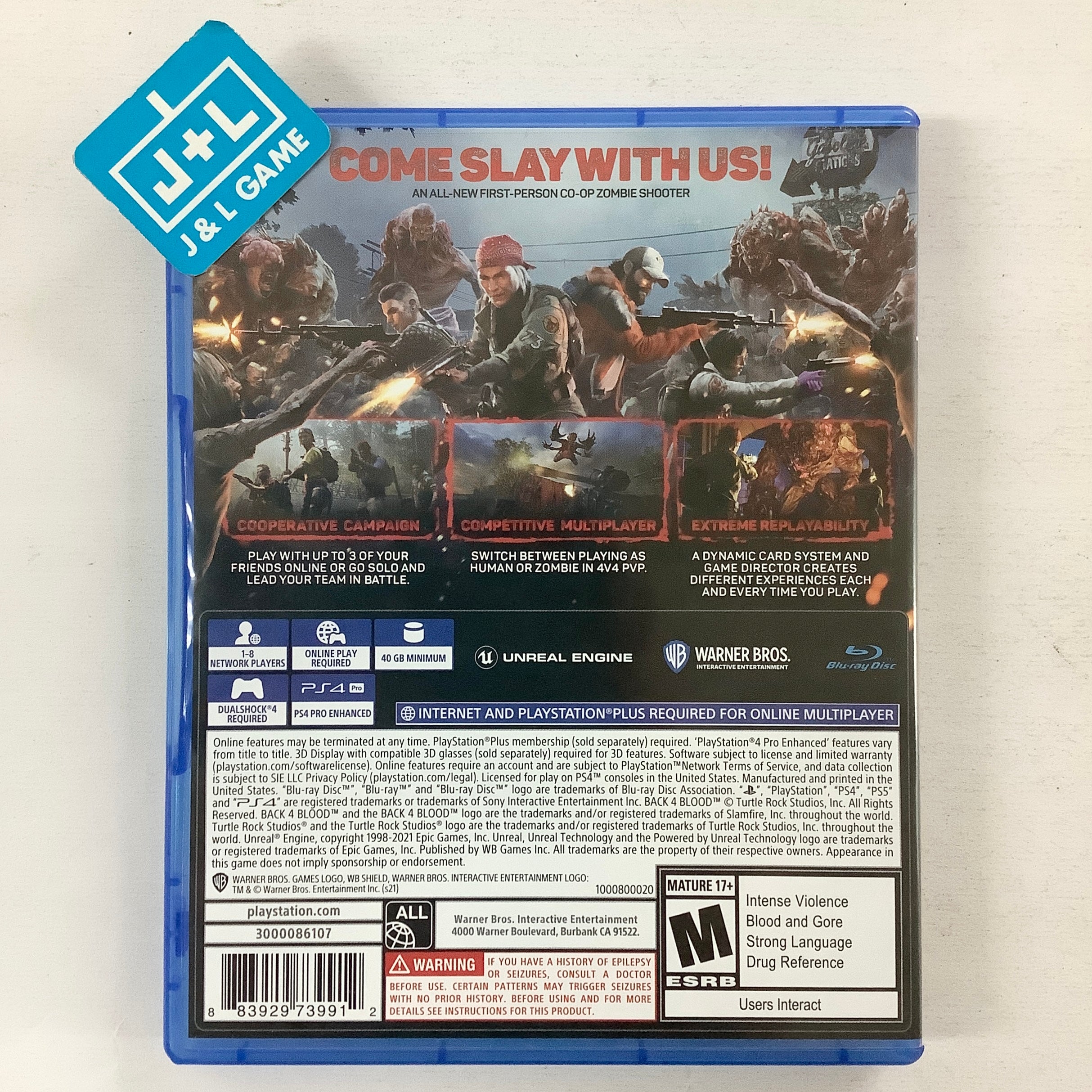 Back 4 Blood - (PS4) PlayStation 4 [Pre-Owned] | J&L Game
