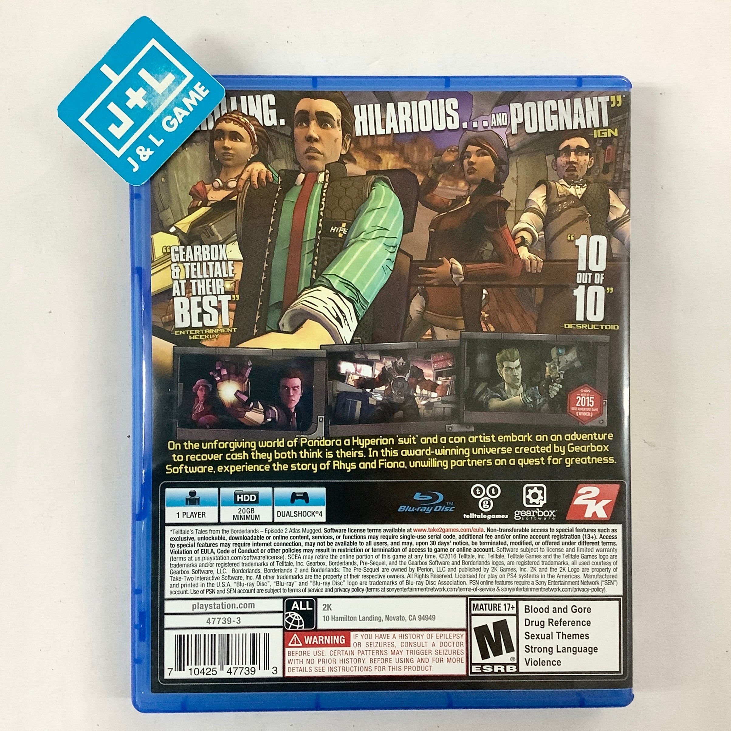 Tales from the Borderlands: A Telltale Game Series - (PS4) PlayStation 4 [Pre-Owned] Video Games Take-Two Interactive