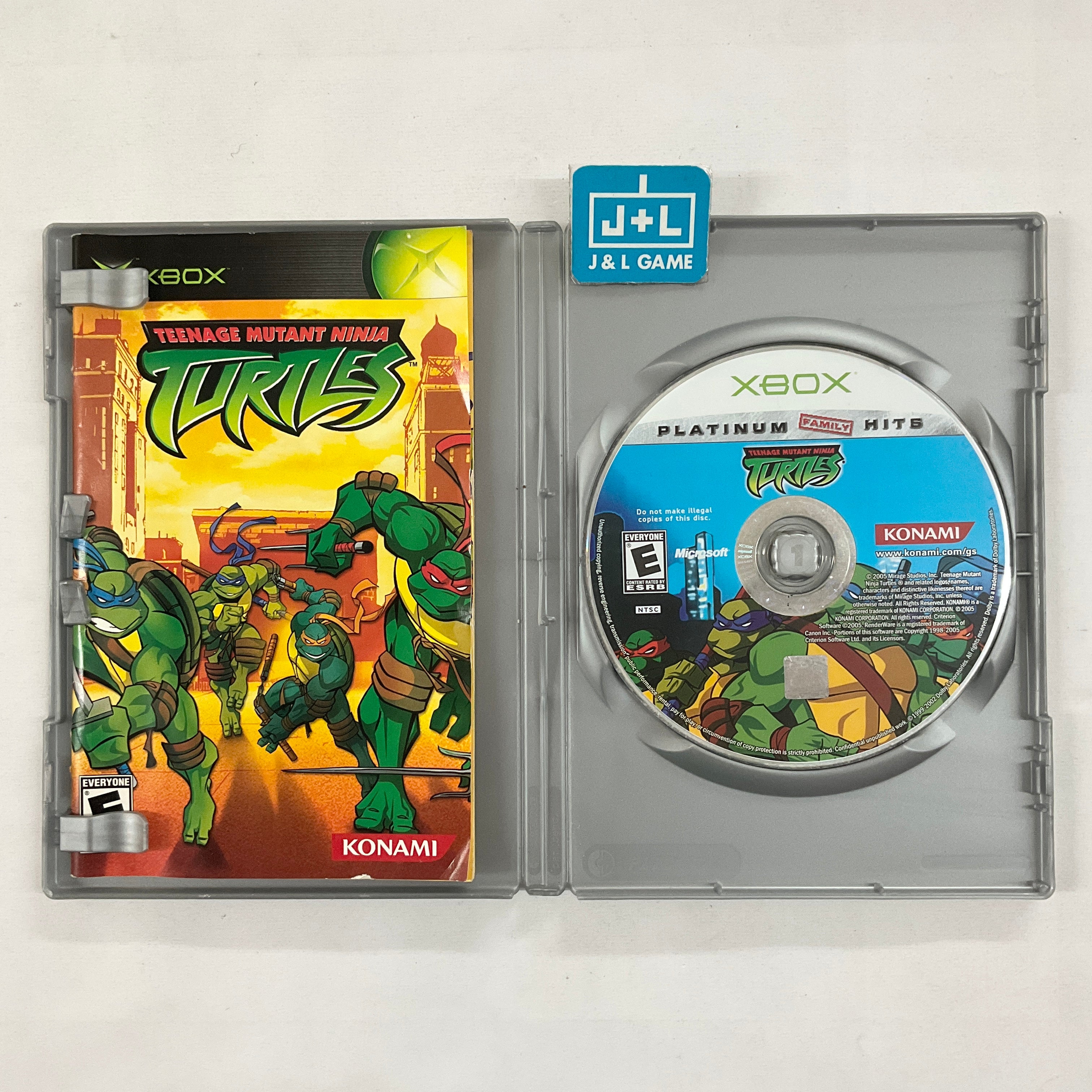Teenage Mutant Ninja Turtles (Platinum Hits) - (XB) Xbox [Pre-Owned] Video Games Konami