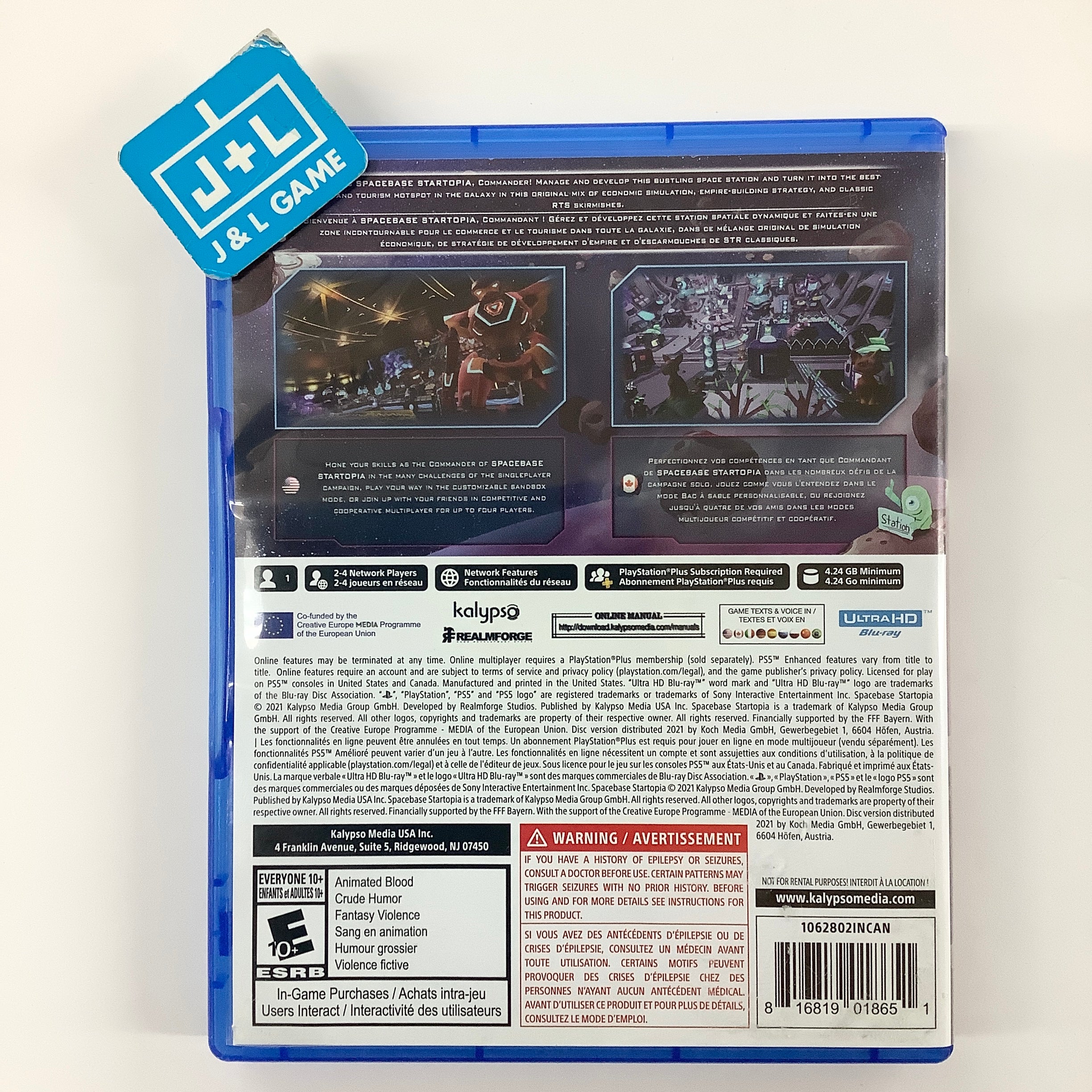 Spacebase Startopia - (PS5) PlayStation 5 [Pre-Owned] Video Games Kalypso