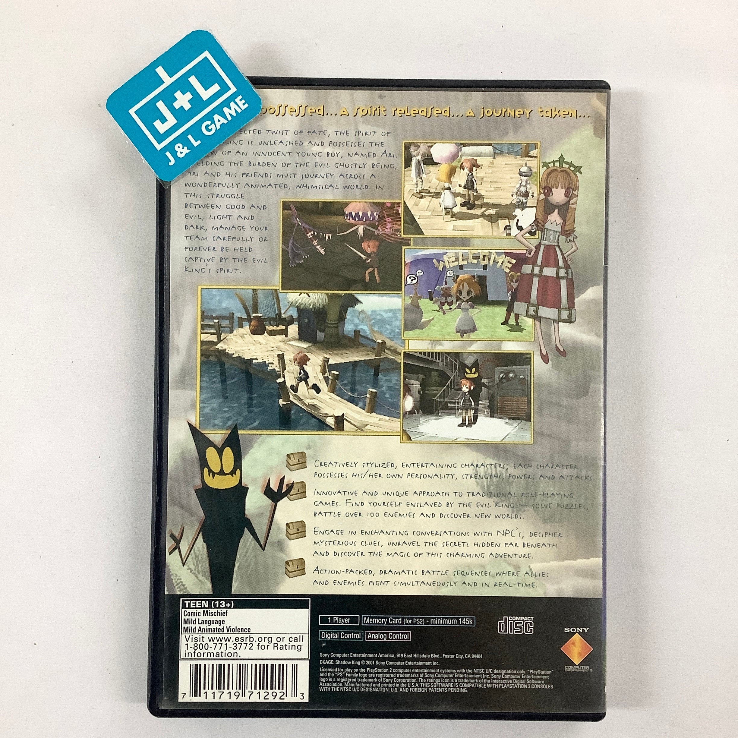Okage: Shadow King - (PS2) PlayStation 2 [Pre-Owned] | J&L Game