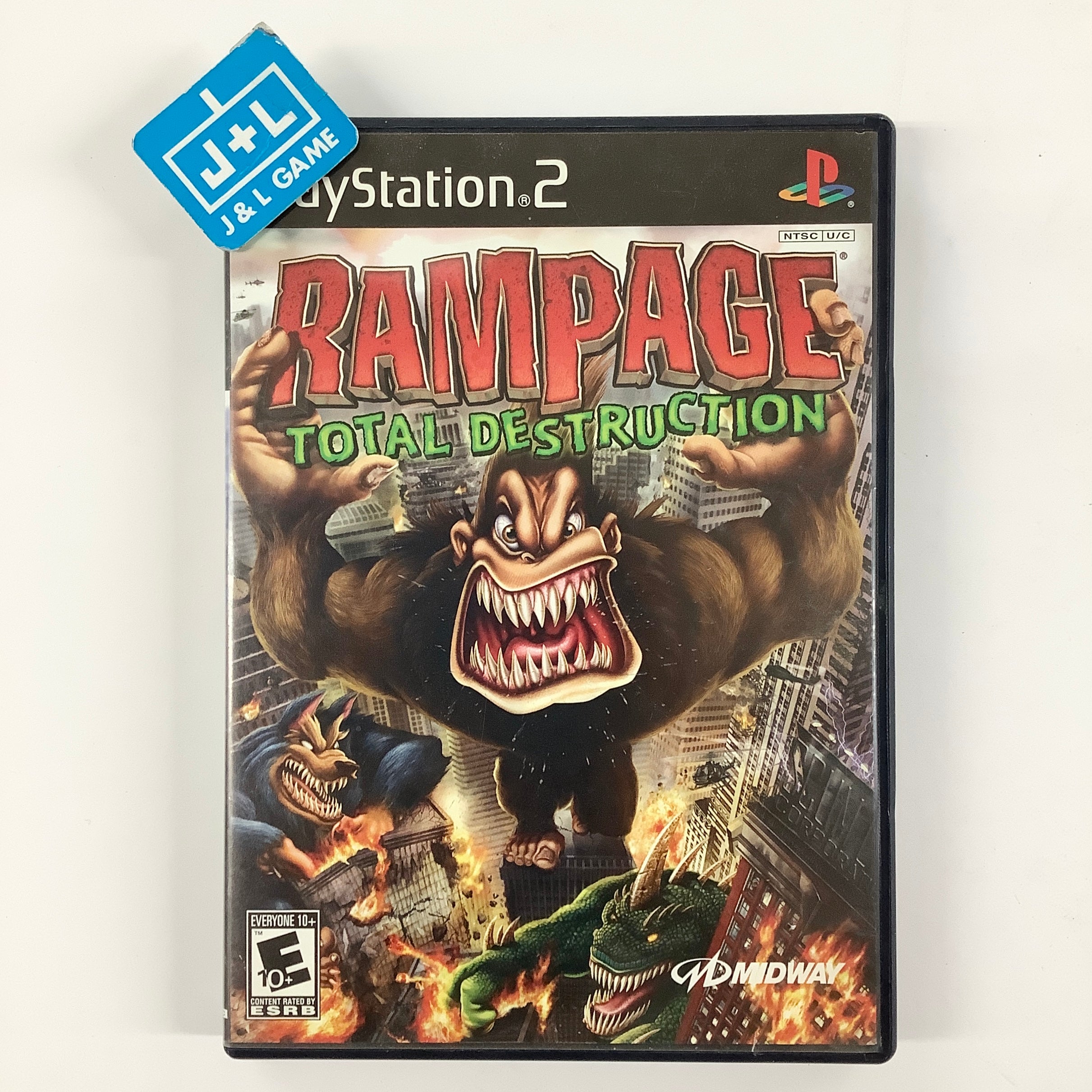 Rampage: Total Destruction - (PS2) PlayStation 2 [Pre-Owned]