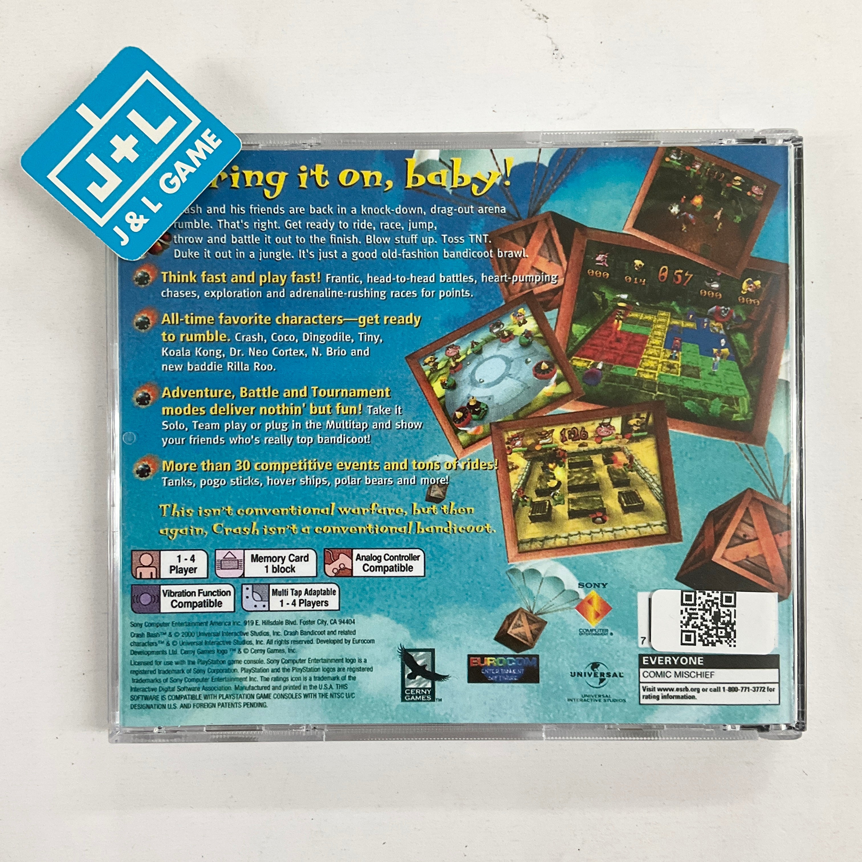 Crash Bash (Greatest Hits) - (PS1) PlayStation 1 [Pre-Owned] Video Games SCEA   