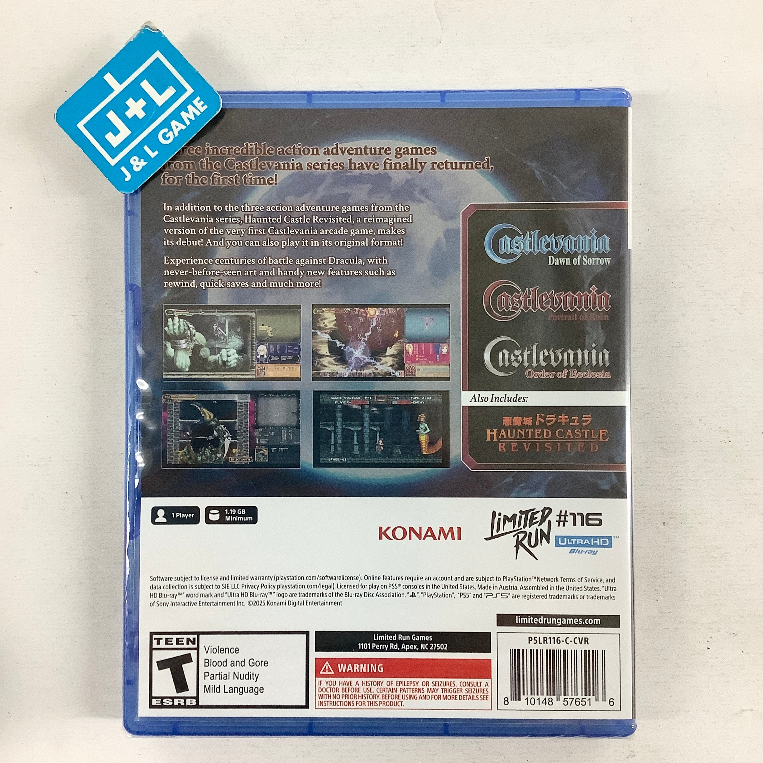 Castlevania Dominus Collection (Dawn of Sorrow Cover) (Limited Run #116) - (PS5) PlayStation 5 Video Games Limited Run Games