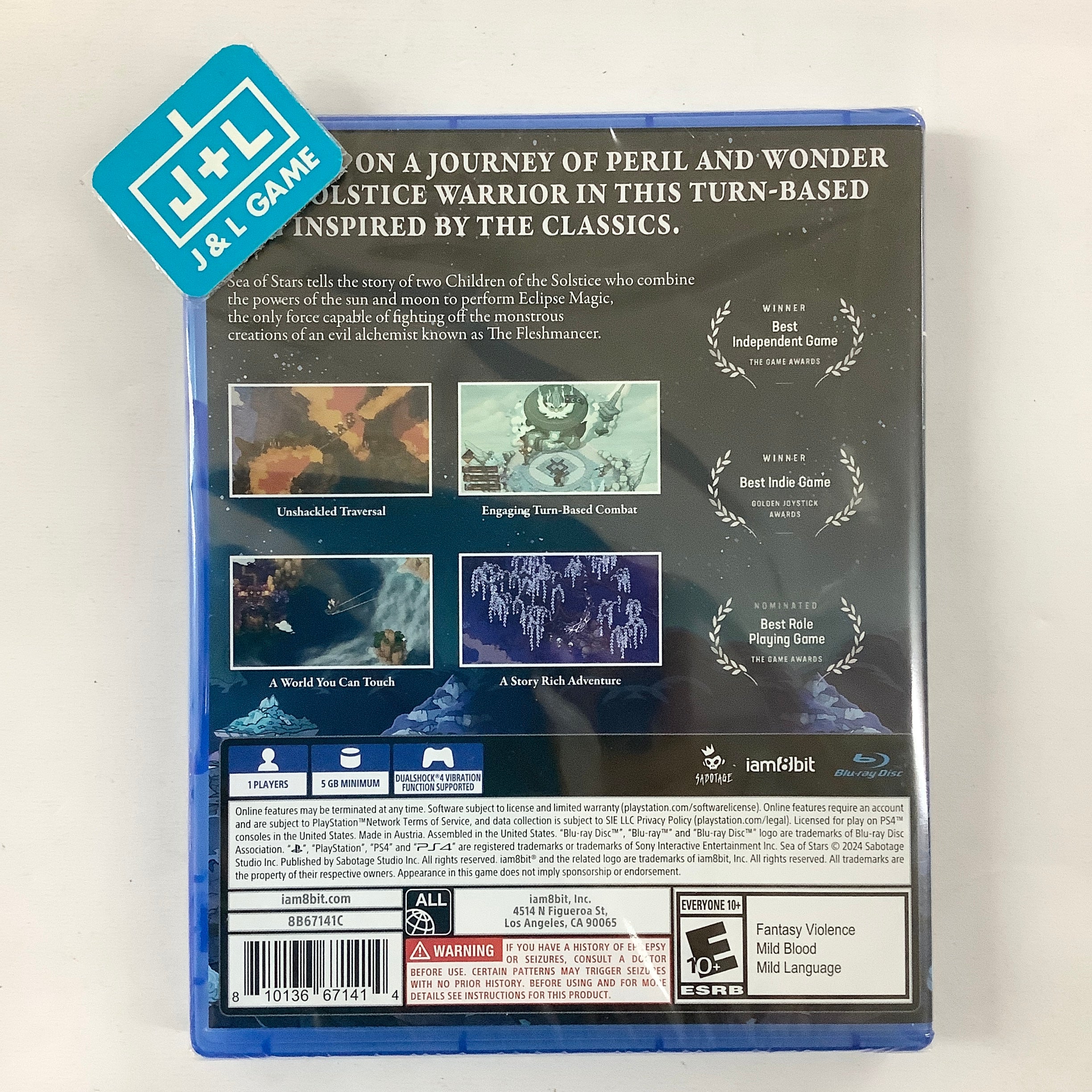 Sea of Stars - (PS4) PlayStation 4 Video Games iam8bit   