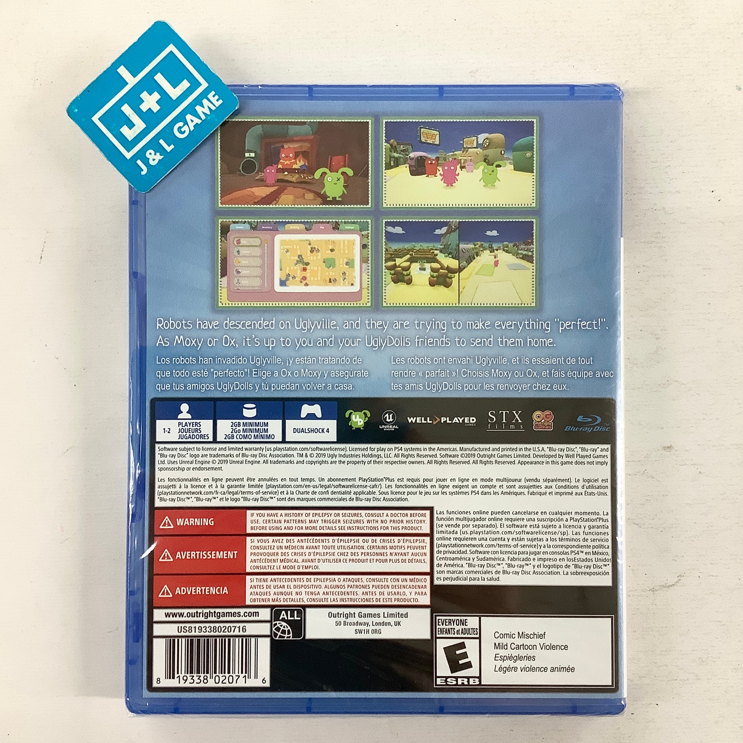 UglyDolls: An Imperfect Adventure - (PS4) PlayStation 4 Video Games Outright Games