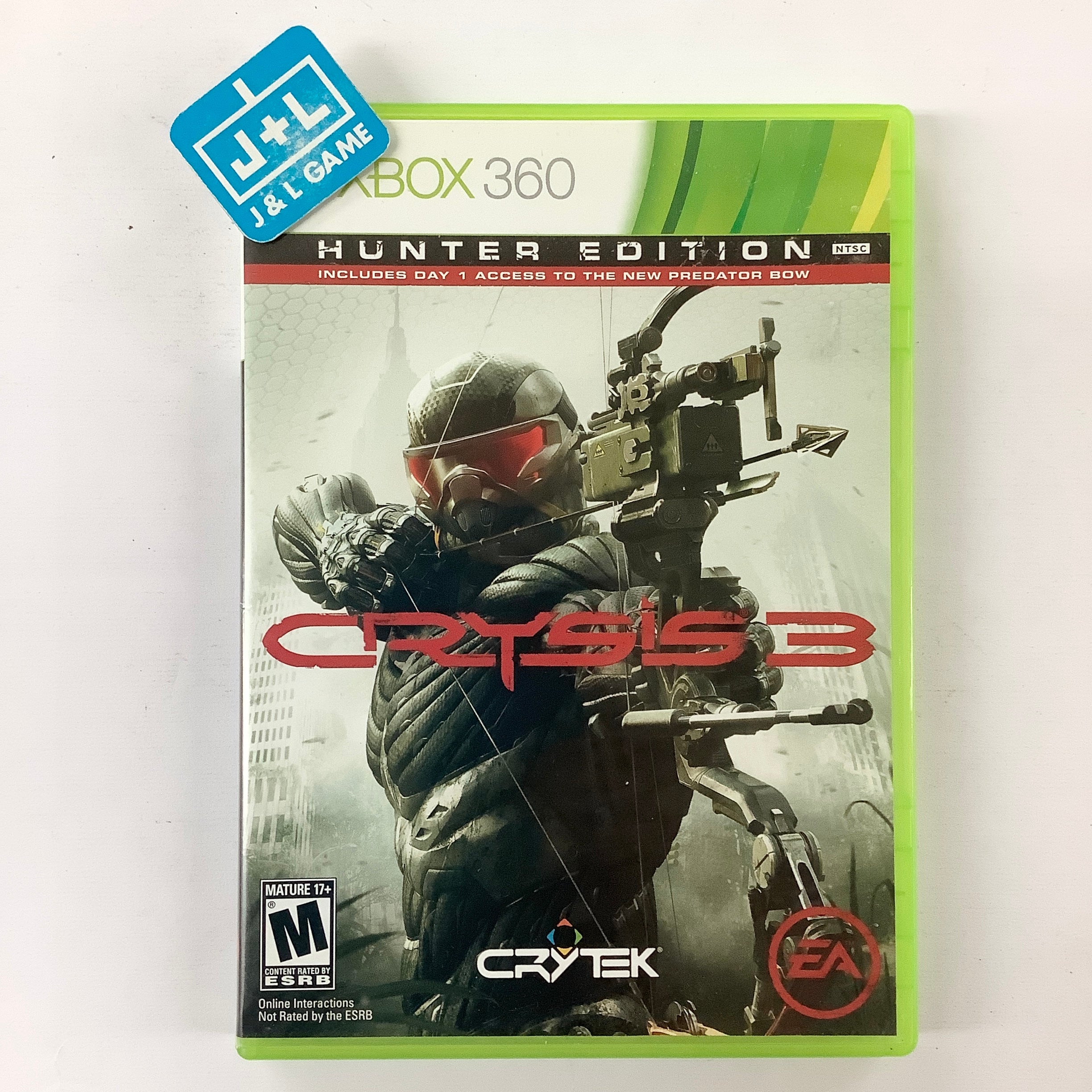 Crysis 3 (Hunter Edition) - Xbox 360 [Pre-Owned] Video Games Electronic Arts   