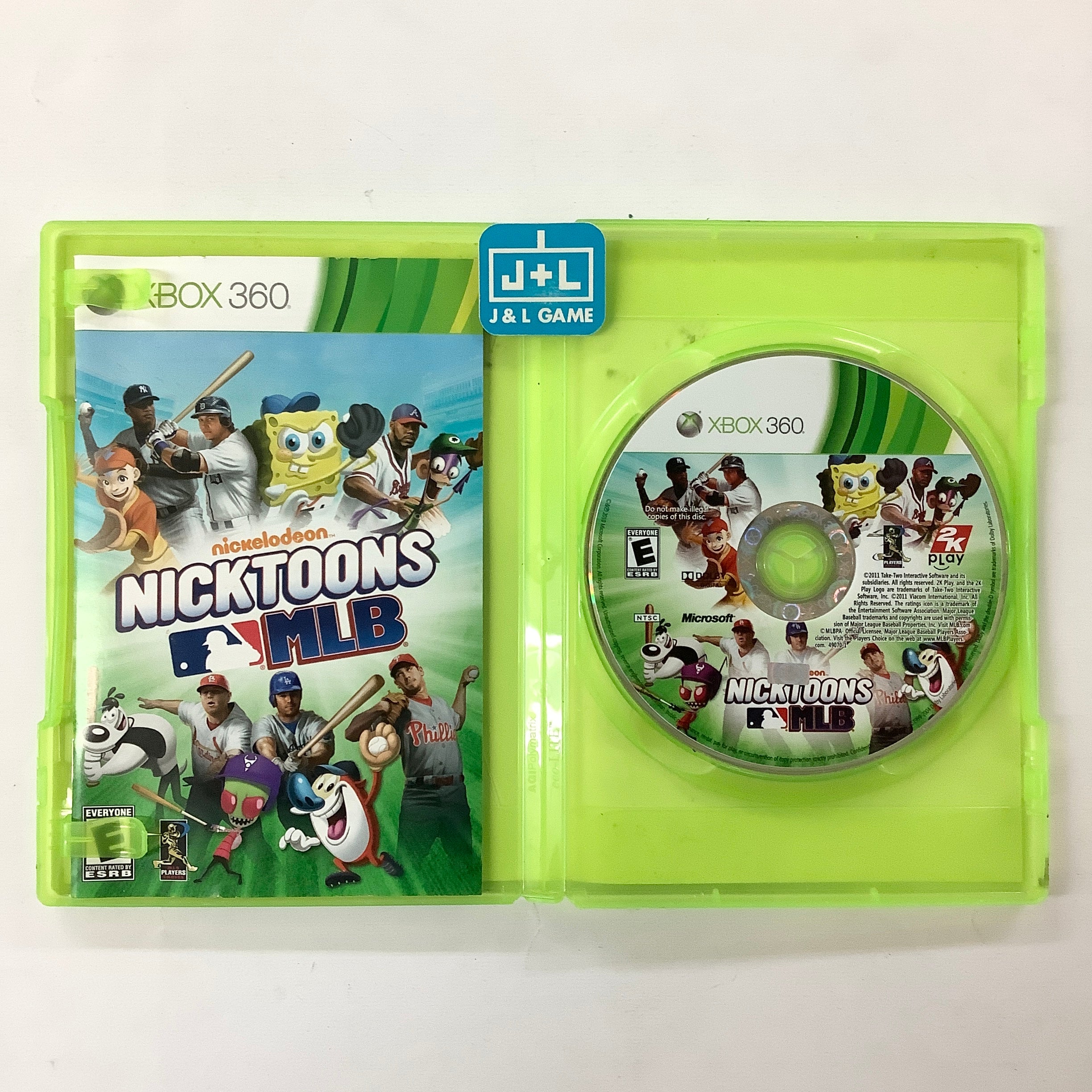 Nicktoons MLB - Xbox 360 [Pre-Owned] Video Games 2K Games   